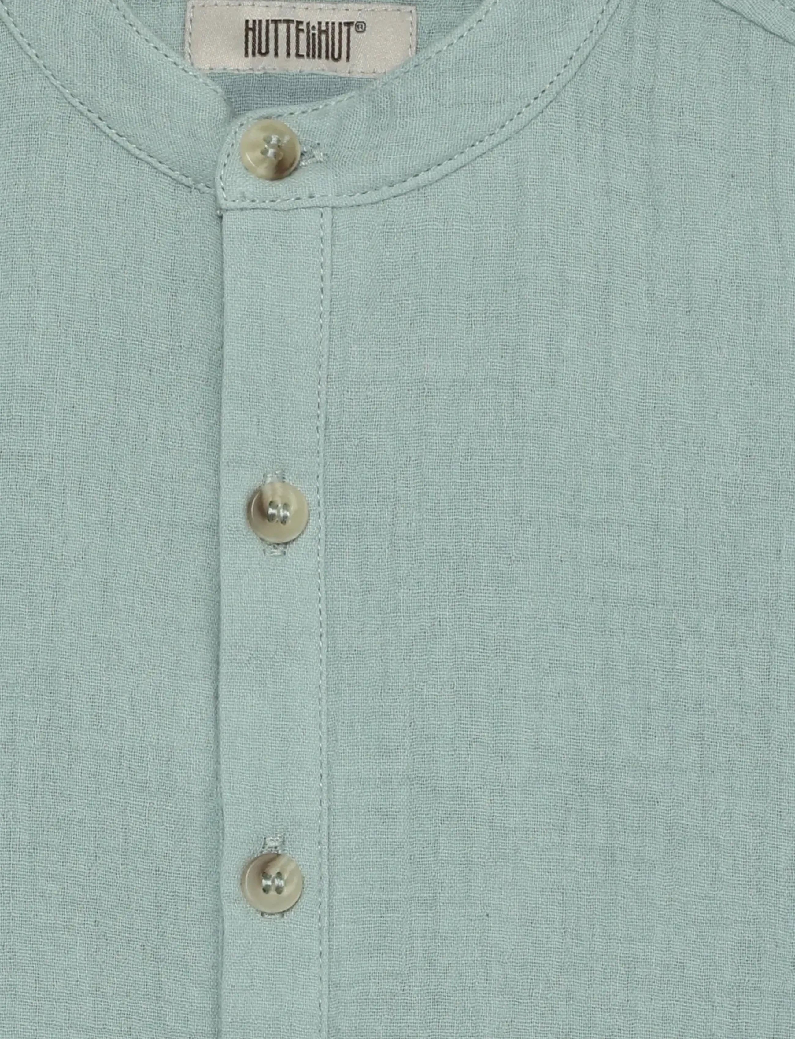 Huttelihut - Shirt LS Muslin - langærmede skjorter - gray mist - 2