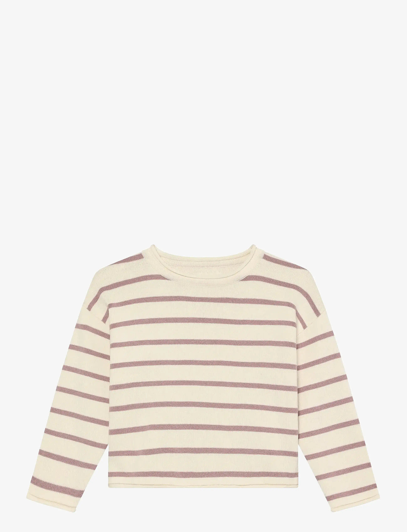Huttelihut - Pullover Knit YD Stripe - trøjer - deauville mauve - 0