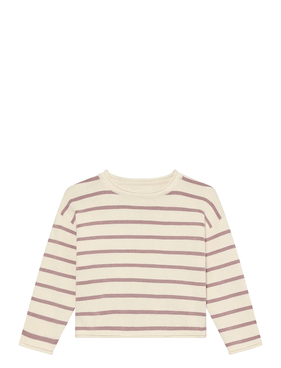 Huttelihut - Pullover Knit YD Stripe - trøjer - deauville mauve - 0