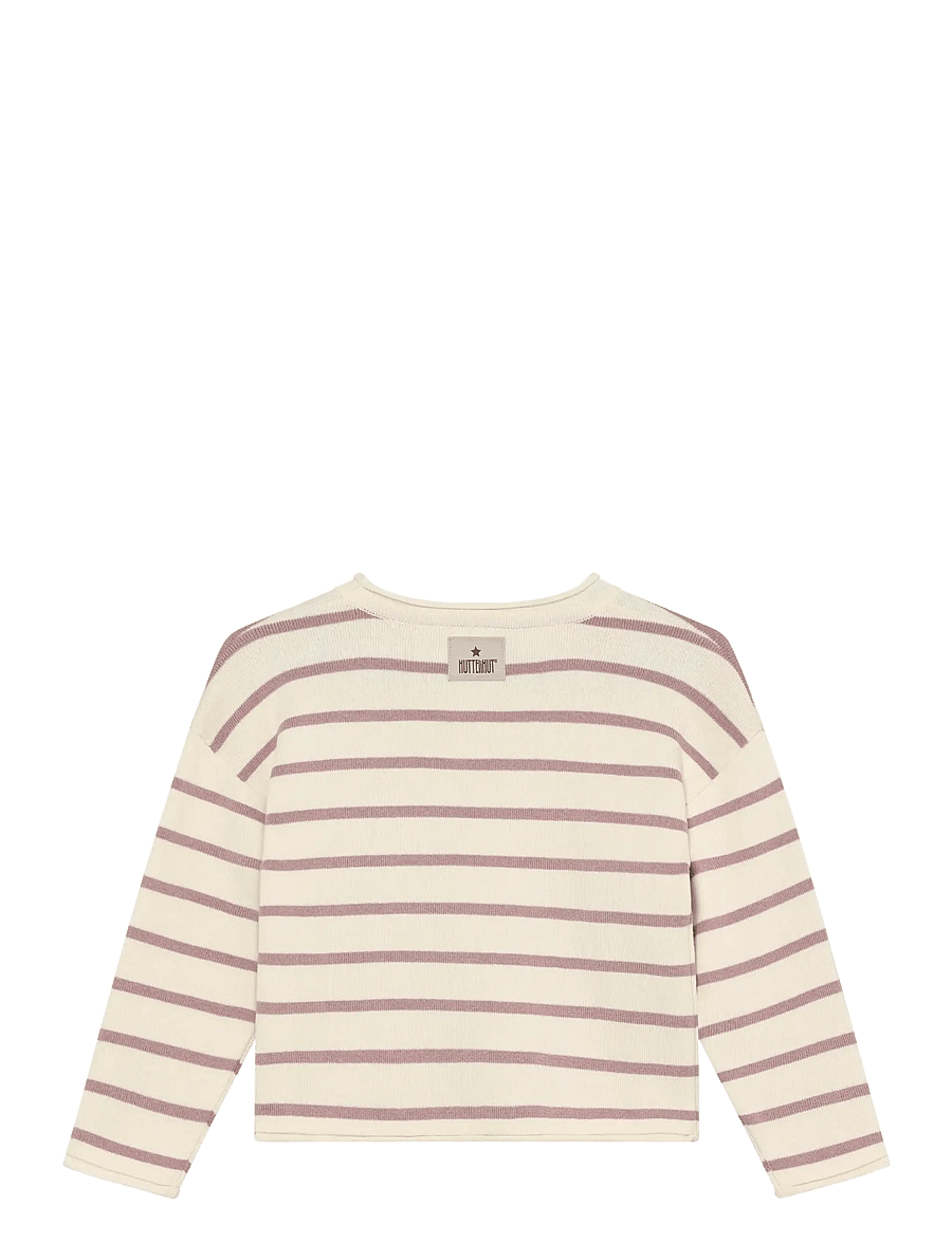 Huttelihut - Pullover Knit YD Stripe - trøjer - deauville mauve - 1