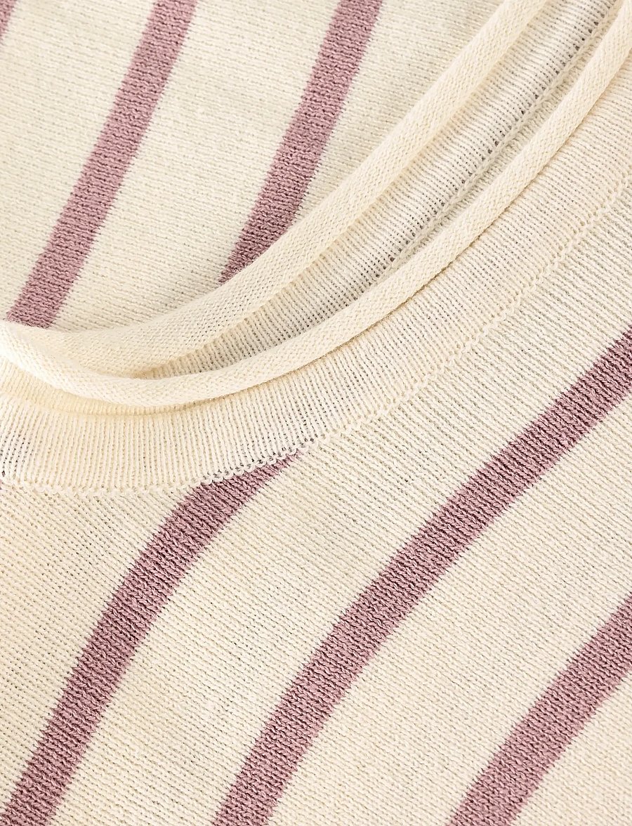 Huttelihut - Pullover Knit YD Stripe - trøjer - deauville mauve - 2