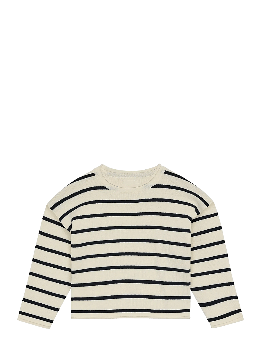 Huttelihut - Pullover Knit YD Stripe - džemprid - navy blazer - 0
