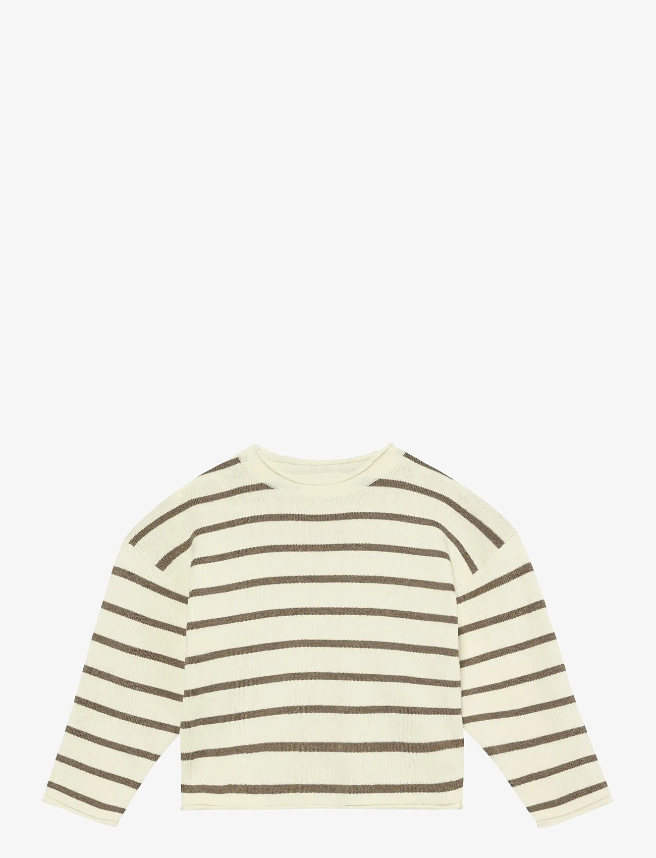 Huttelihut - Pullover Knit YD Stripe - trøjer - savannah melange - 0