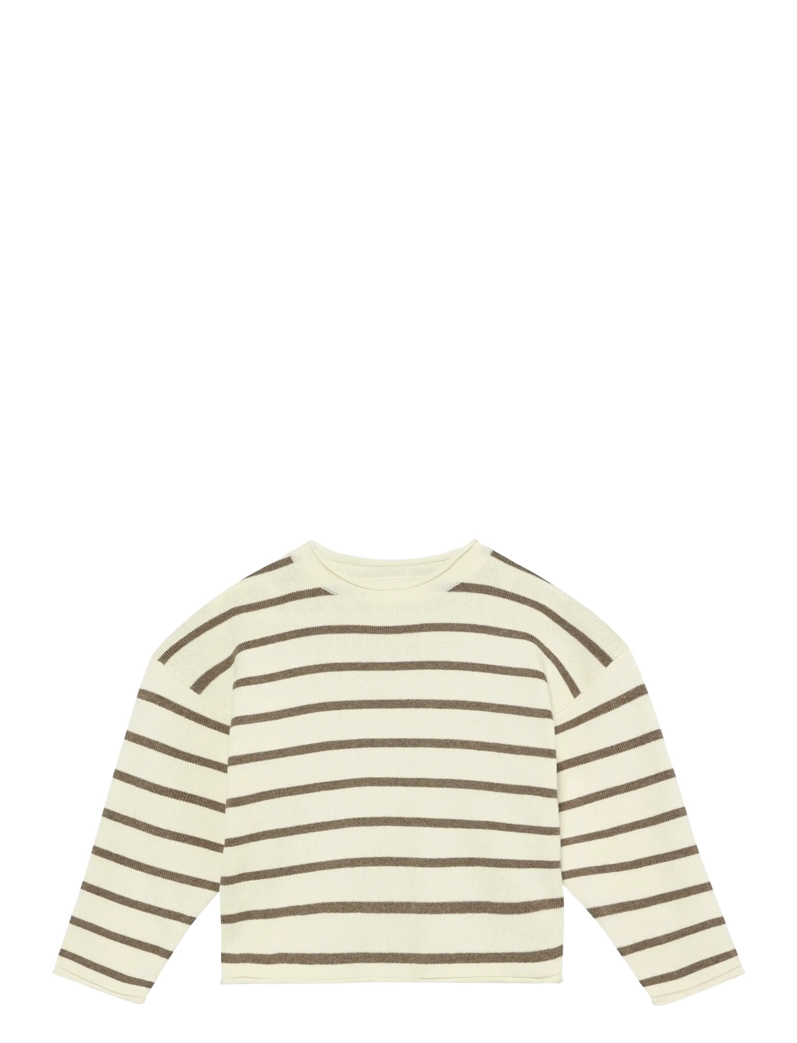 Huttelihut Pullover Knit YD Stripe - Osta ikäryhmittäin - SAVANNAH MELANGE / cream