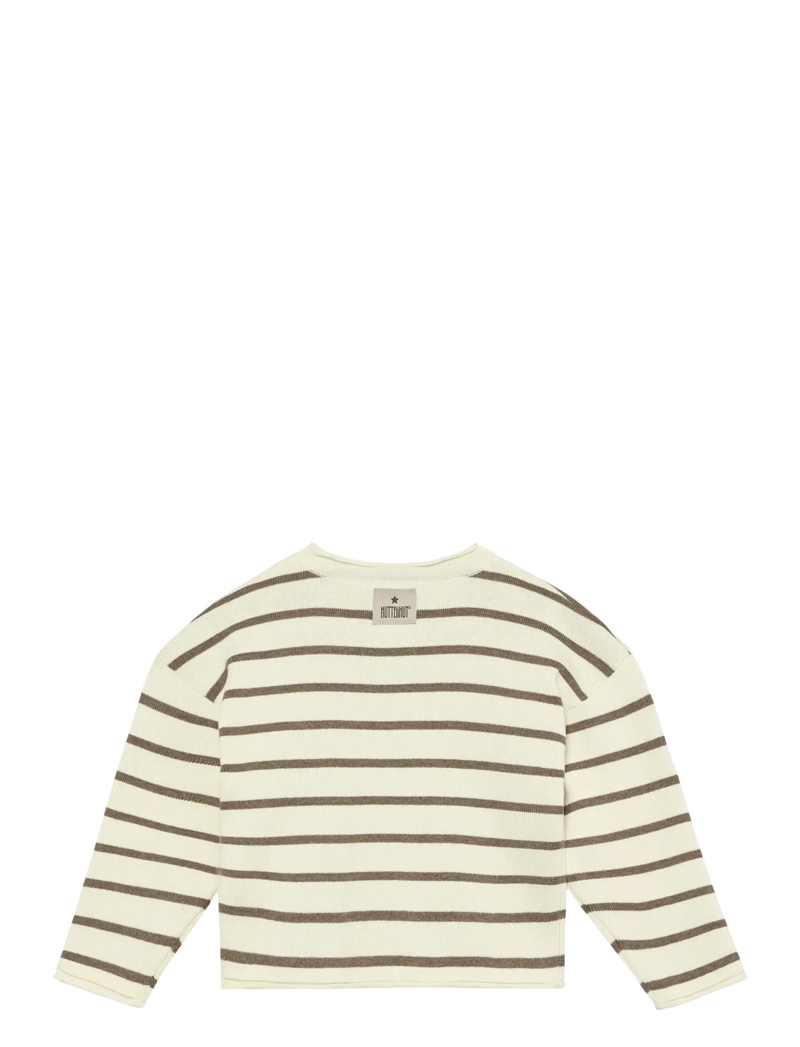 Huttelihut - Pullover Knit YD Stripe - džemprid - savannah melange - 1