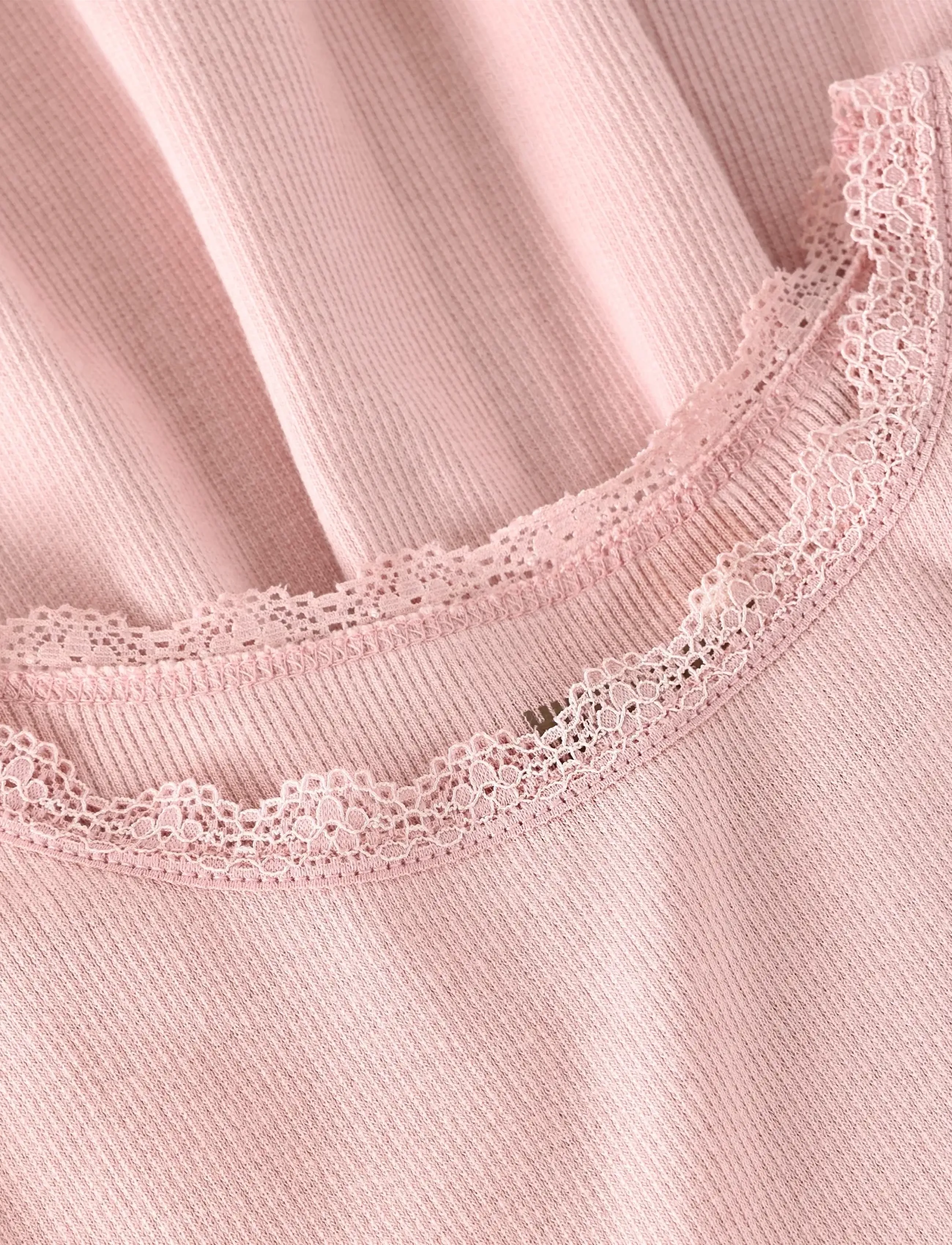 Huttelihut - Dress SS Rib - kurzärmelige babykleider - pale mauve - 2