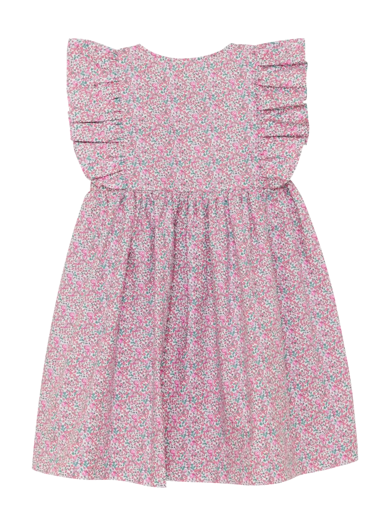 Huttelihut - Dress SS in Liberty Fabric - lühikeste varrukatega vabaaja kleidid - plumeria - 2