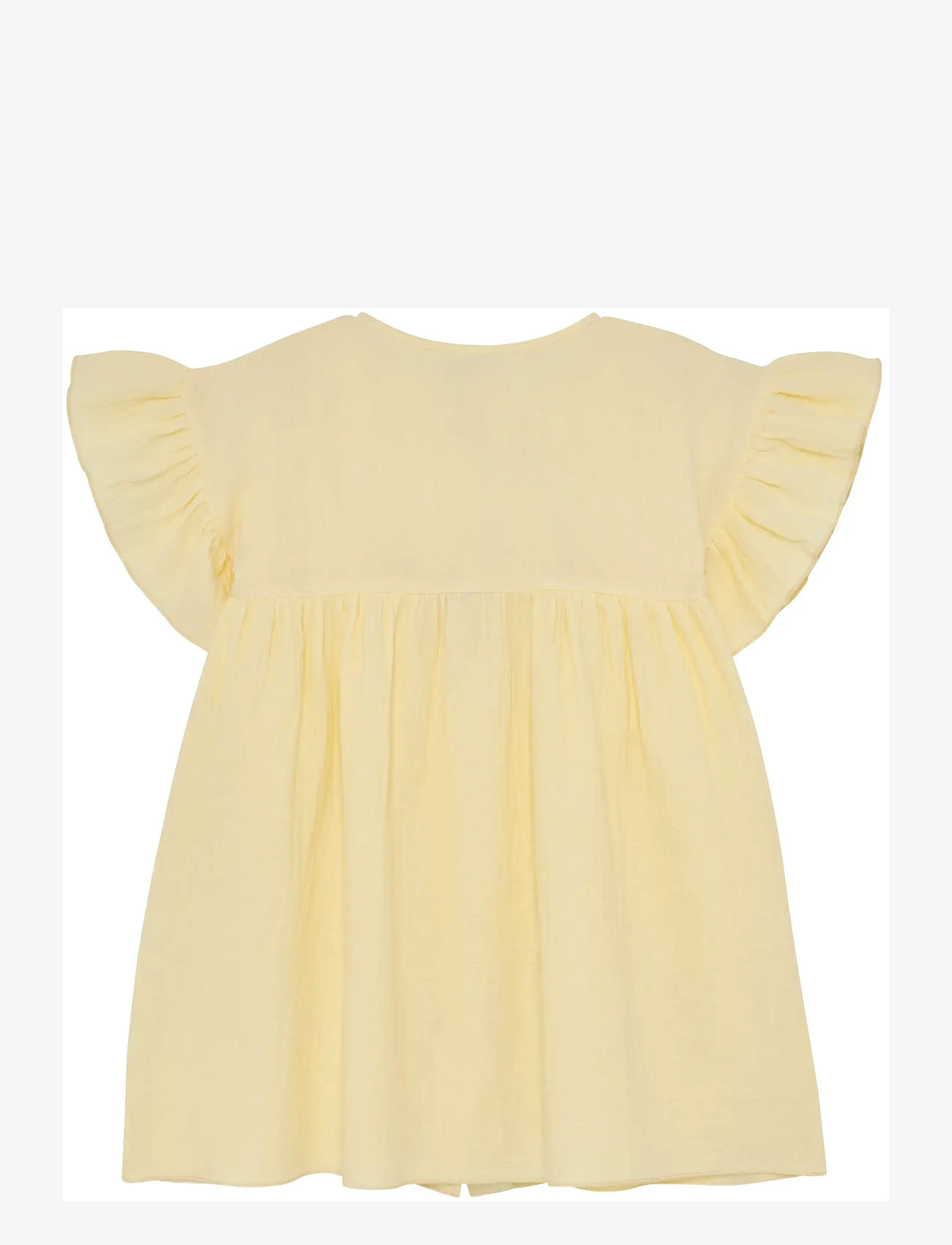 Huttelihut - Dress SS Muslin - kortærmede hverdagskjoler - double cream - 1