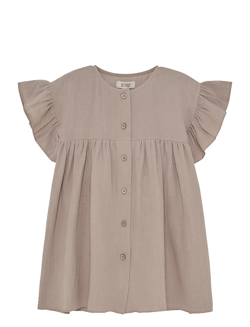Huttelihut - Dress SS Muslin - kortærmede hverdagskjoler - moon rock - 0
