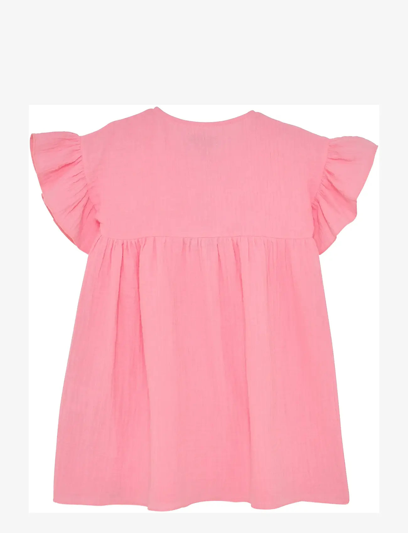 Huttelihut - Dress SS Muslin - kurzärmelige freizeitkleider - plumeria - 1