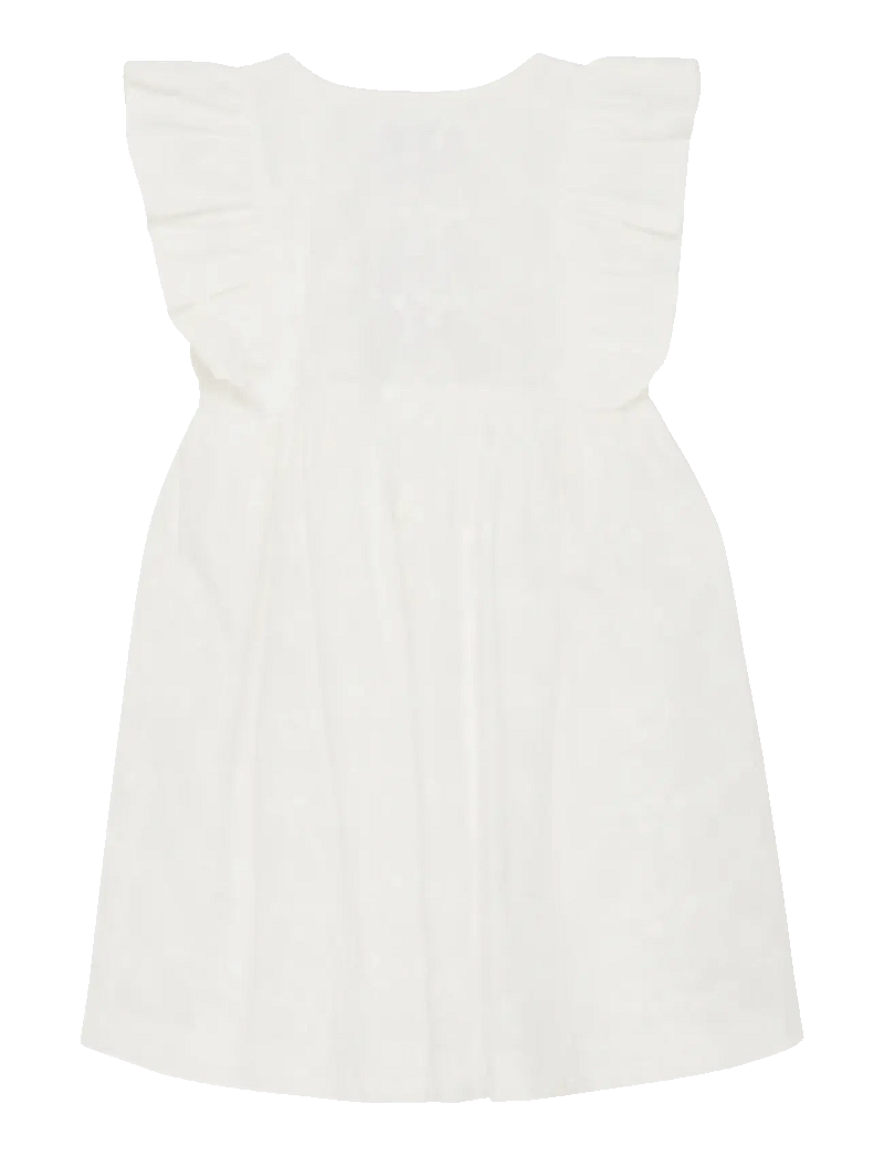 Huttelihut - Dress SS Embroidery - kortærmede hverdagskjoler - antique white - 2