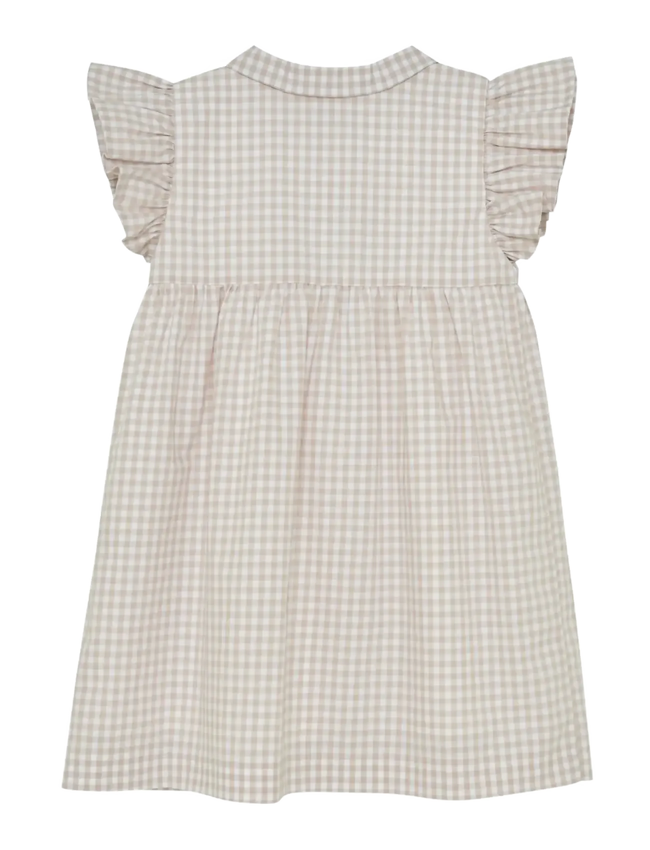 Huttelihut - Dress SS Woven Check - white pepper - 1