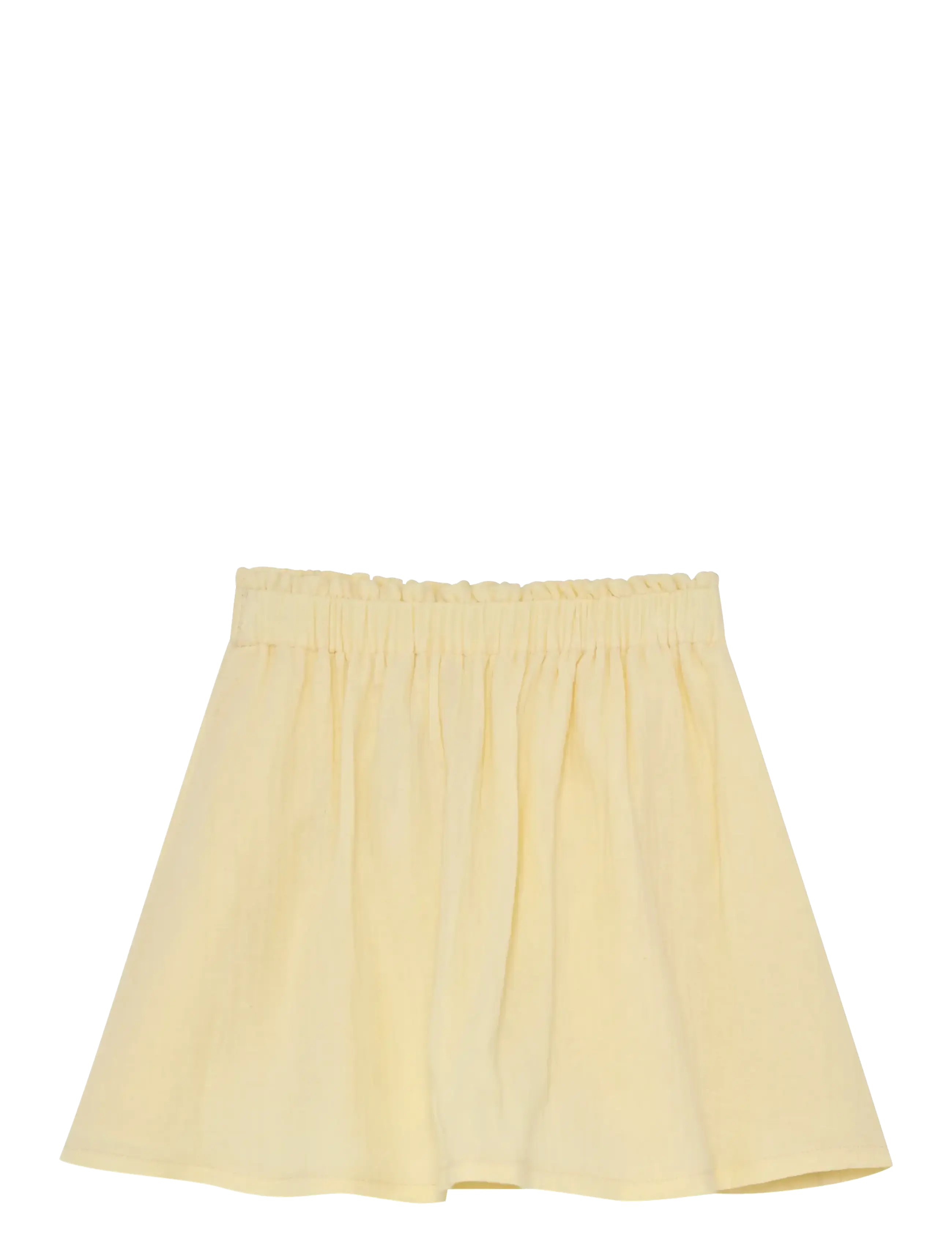 Huttelihut Skirt Muslin - Miniseelikud - DOUBLE CREAM / yellow