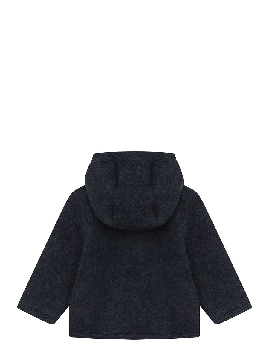 Huttelihut - Jacket Wool Fleece - navy melange - 1