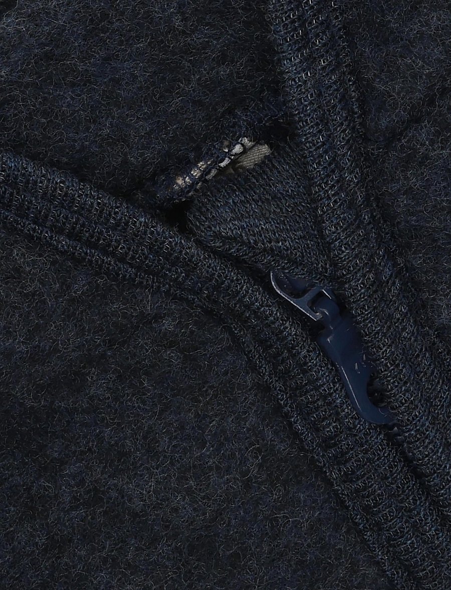 Huttelihut - Jacket Wool Fleece - navy melange - 2