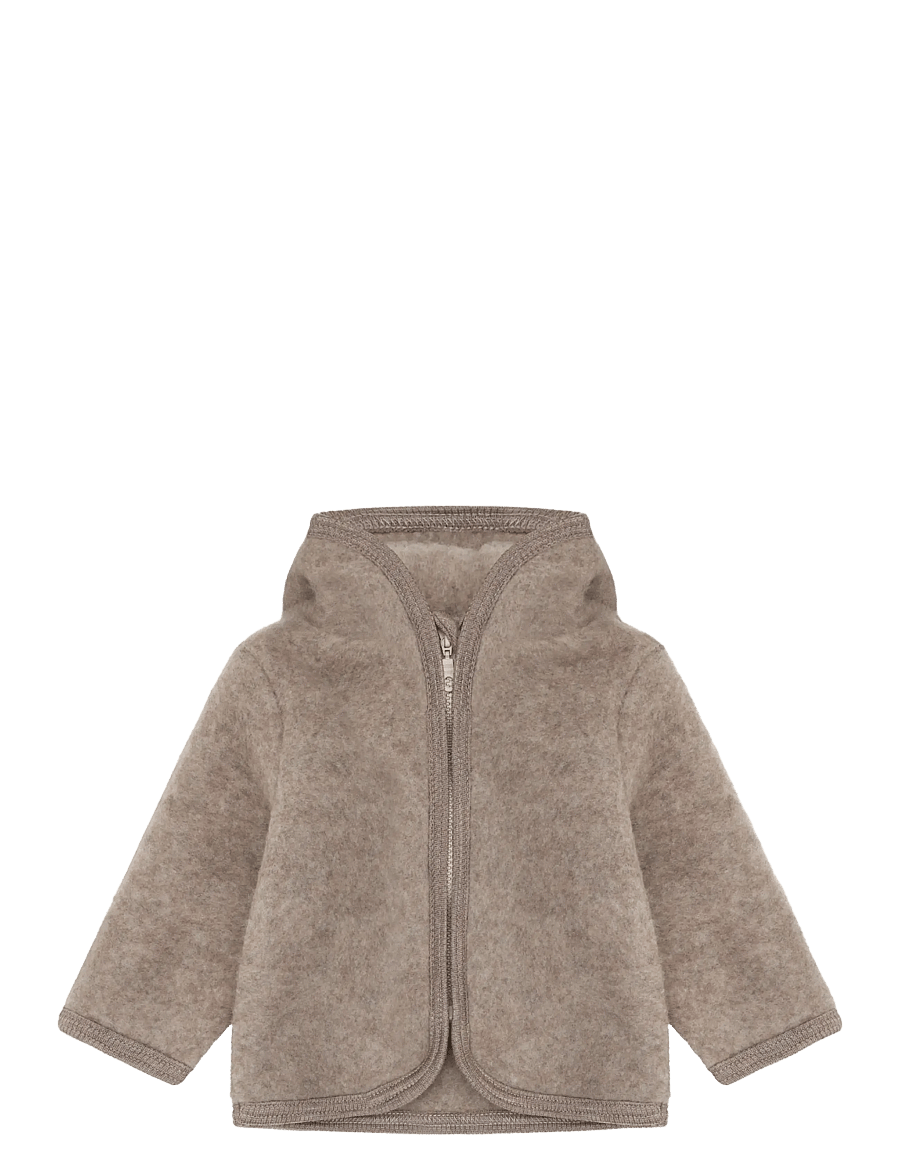 Huttelihut - Jacket Wool Fleece - savannah melange - 0