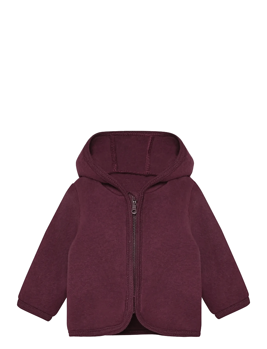 Huttelihut - Jacket Ears Wool Fleece - fleecejackor - port royale - 0