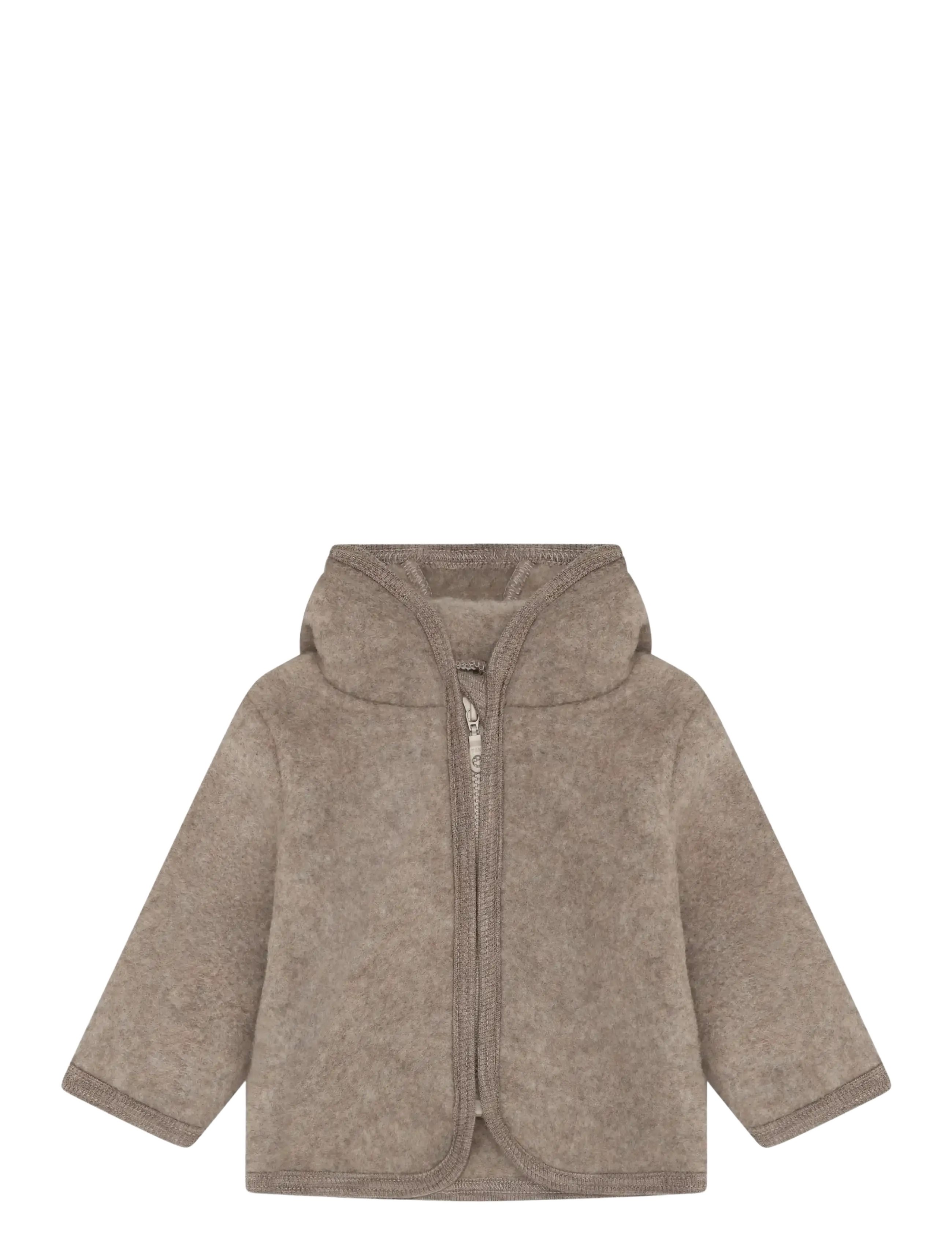 Huttelihut Jacket Ears Wool Fleece - Vinterjakker - SAVANNAH MELANGE / beige