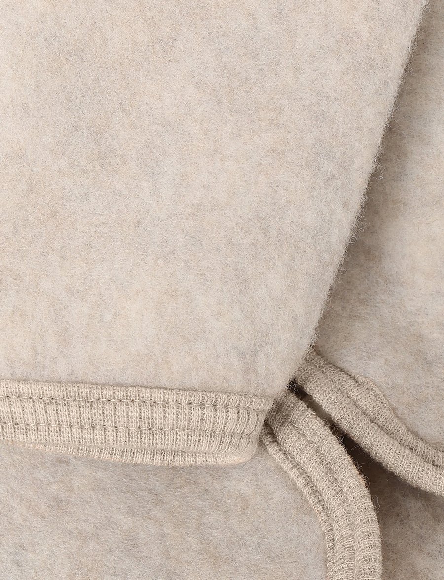 Huttelihut - Jacket Ears Wool Fleece - camel melange - 2