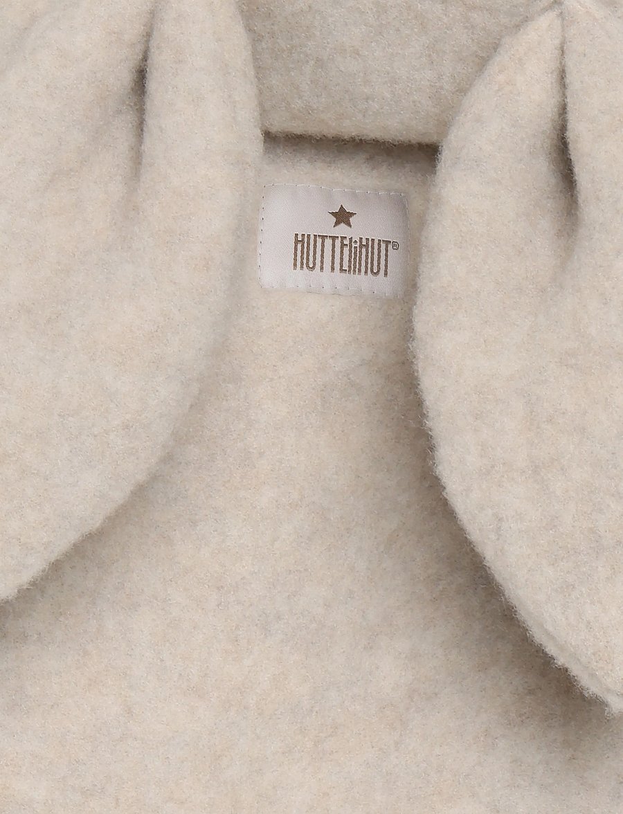 Huttelihut - Jacket Ears Wool Fleece - camel melange - 3