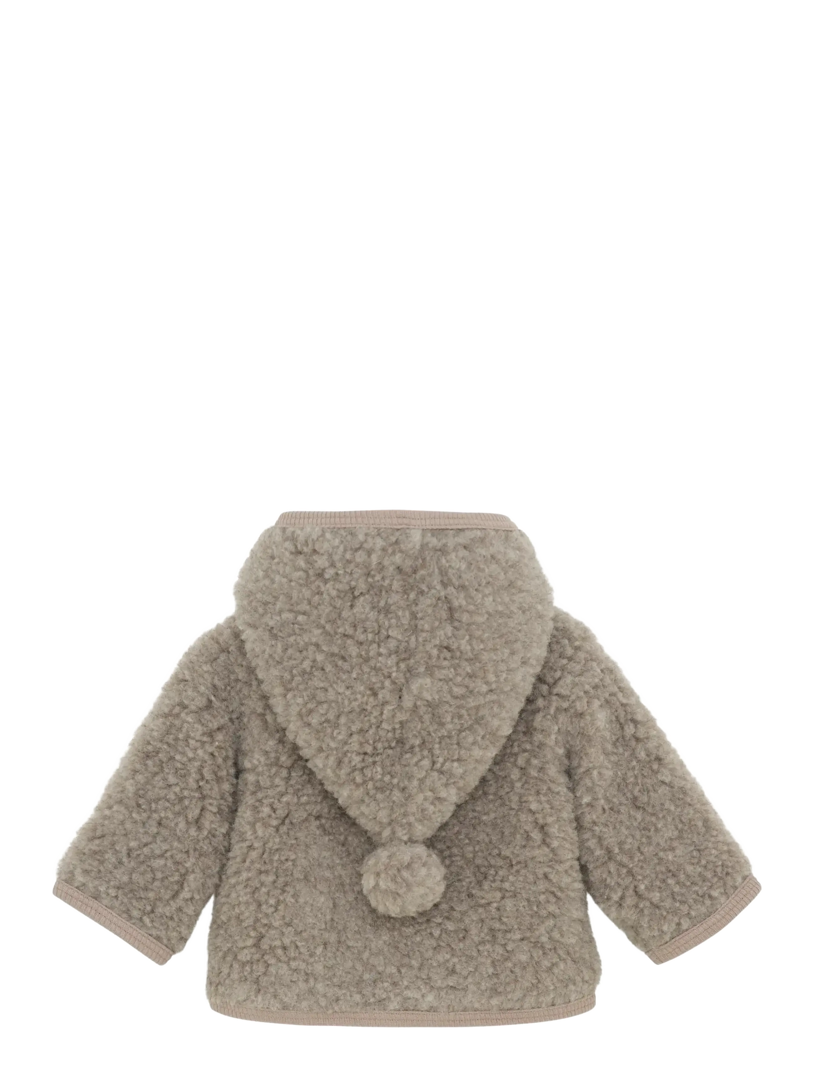 Huttelihut - Jacket Pixie Wool Teddy w. Lin - soojad ja polsterdatud - camel melange - 1