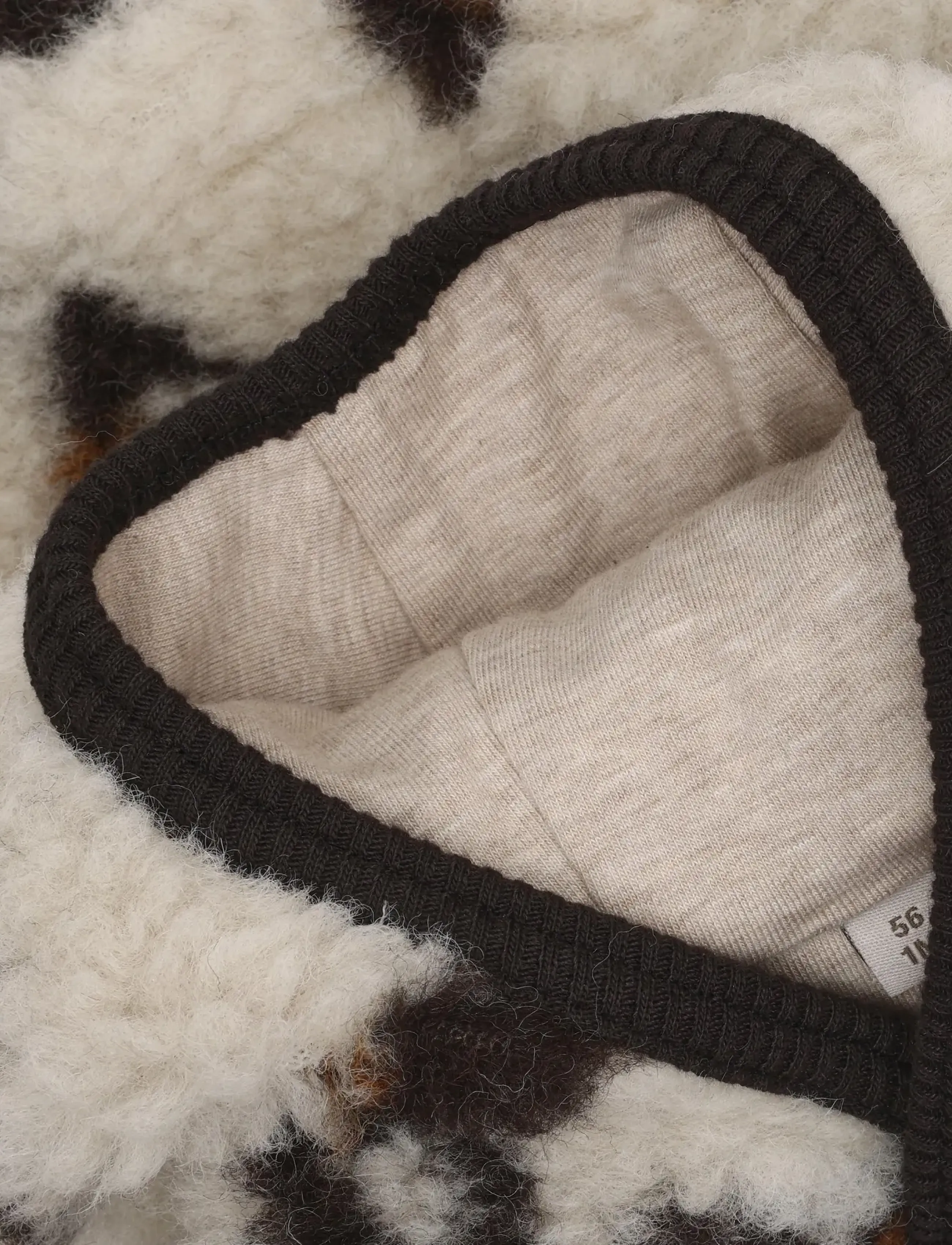 Huttelihut - Jacket Wool Teddy Jacq w. Lin - cement - 3
