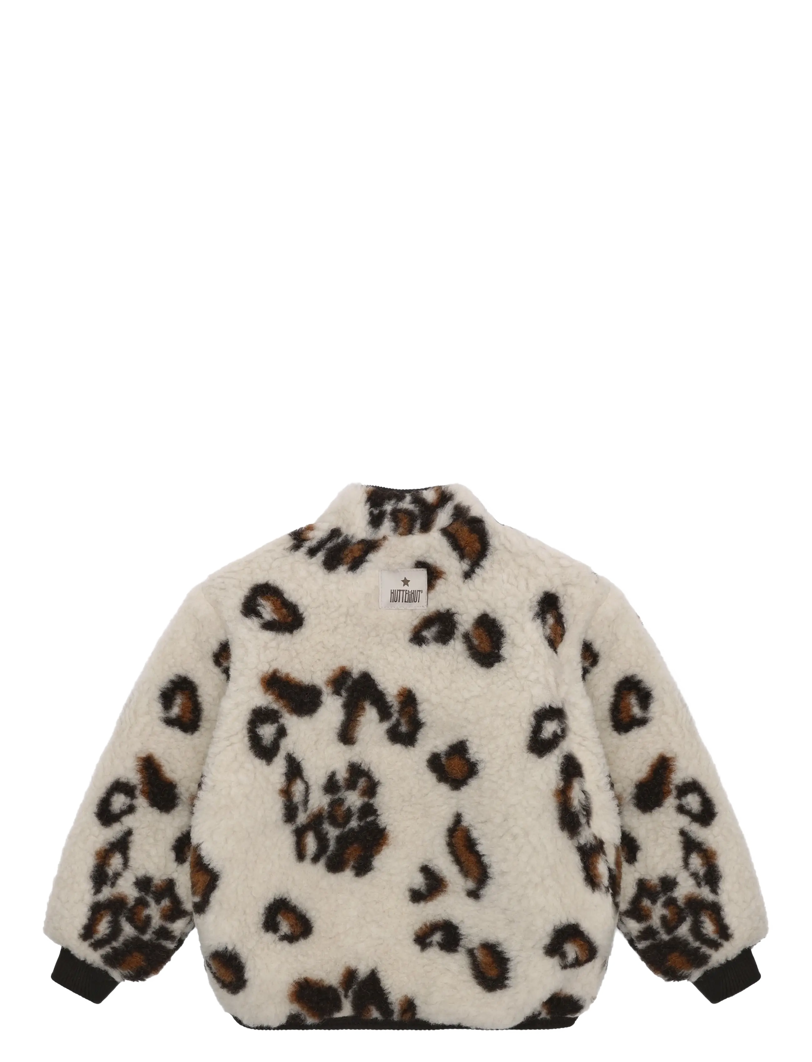Huttelihut - Jacket Wool Teddy Jacq w. Lin - cement - 1
