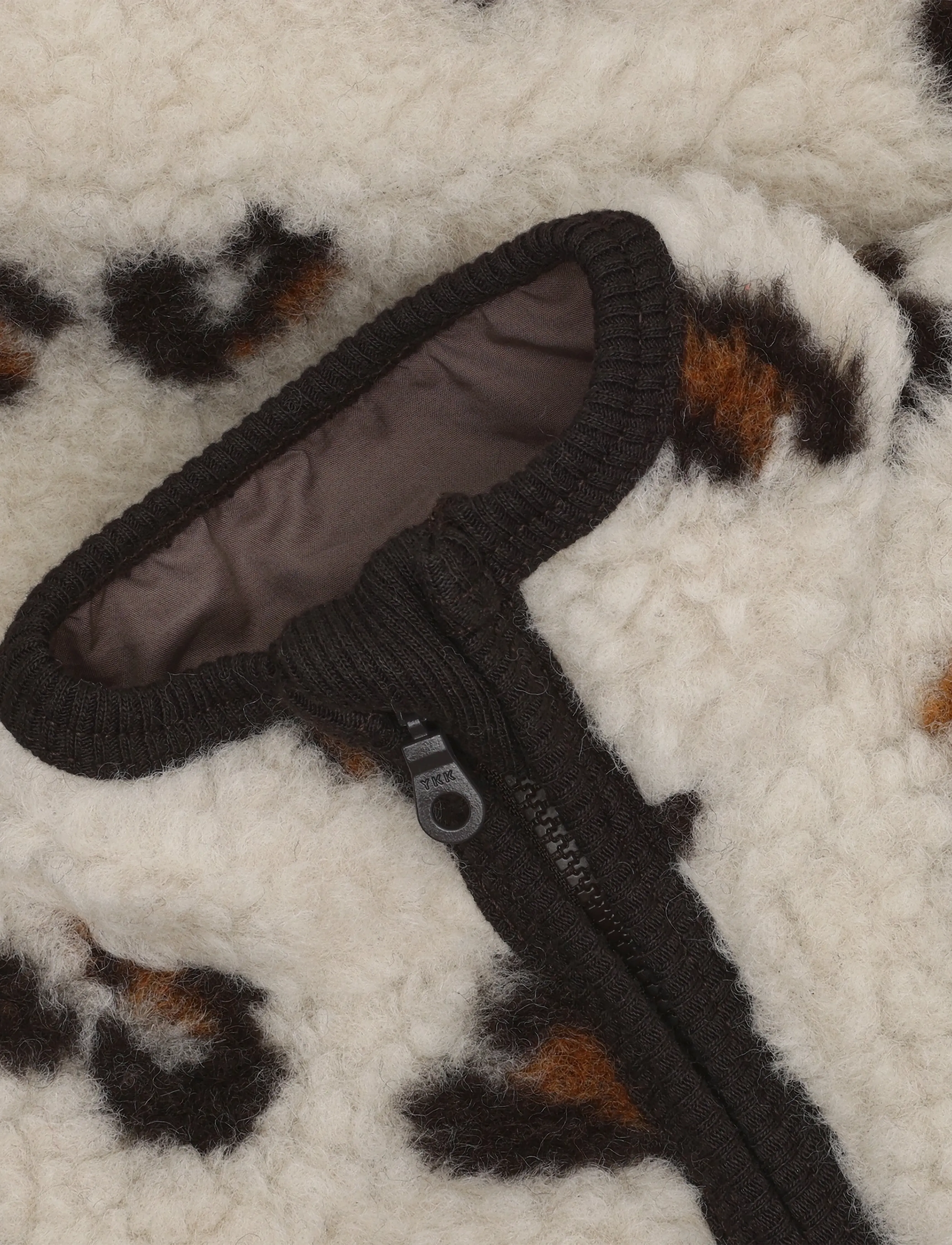 Huttelihut - Jacket Wool Teddy Jacq w. Lin - cement - 2
