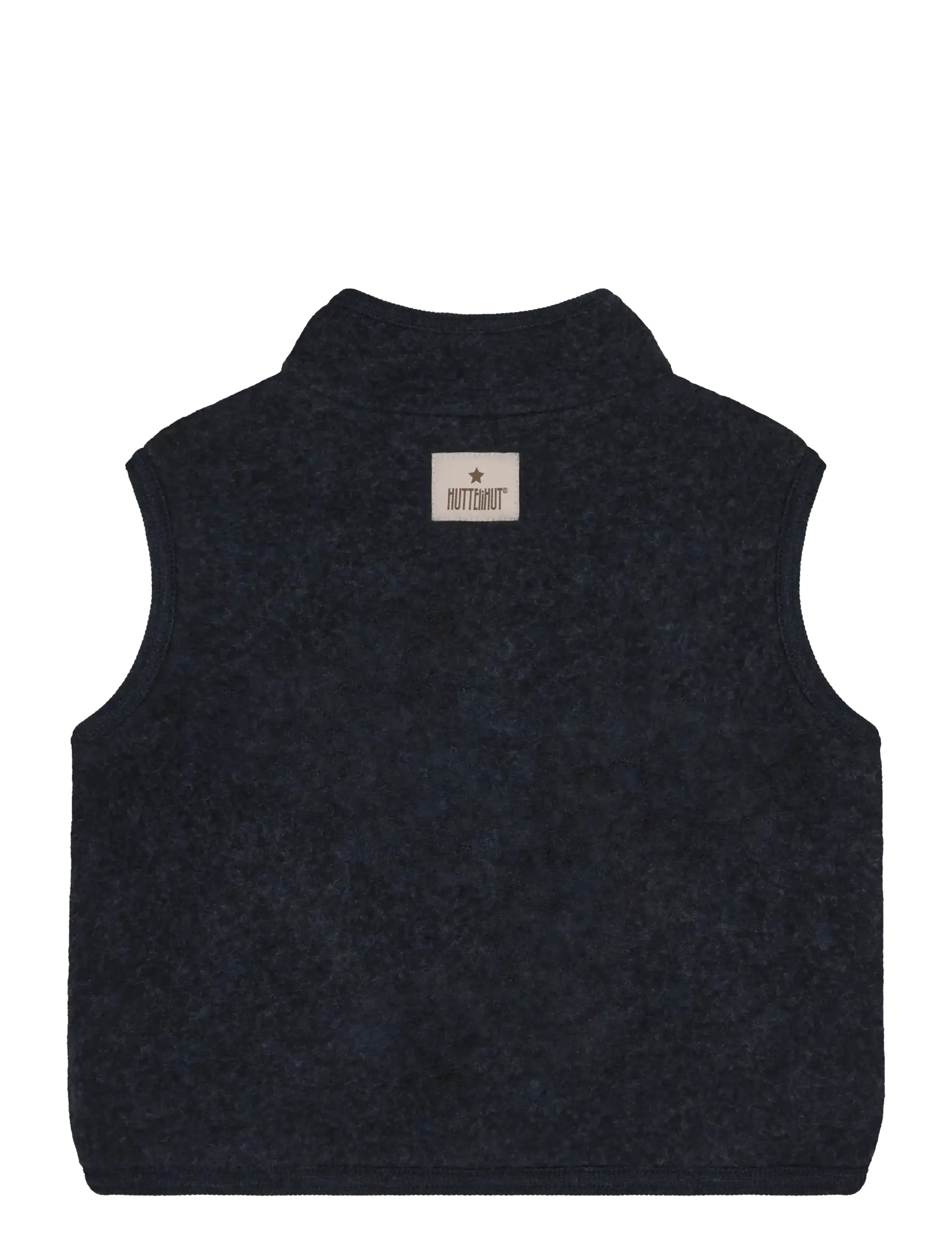 Huttelihut - Vest Wool Fleece - shop efter alder - navy melange - 2