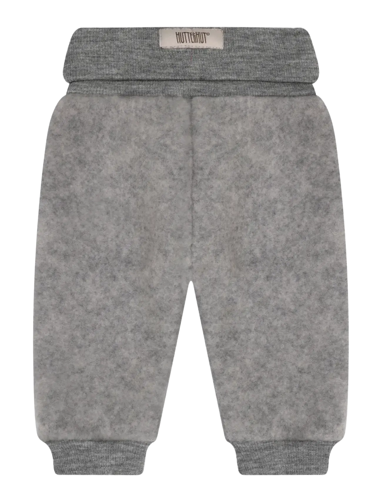 Huttelihut - Pants Wool Fleece - mjukisbyxor - medium grey melange - 2