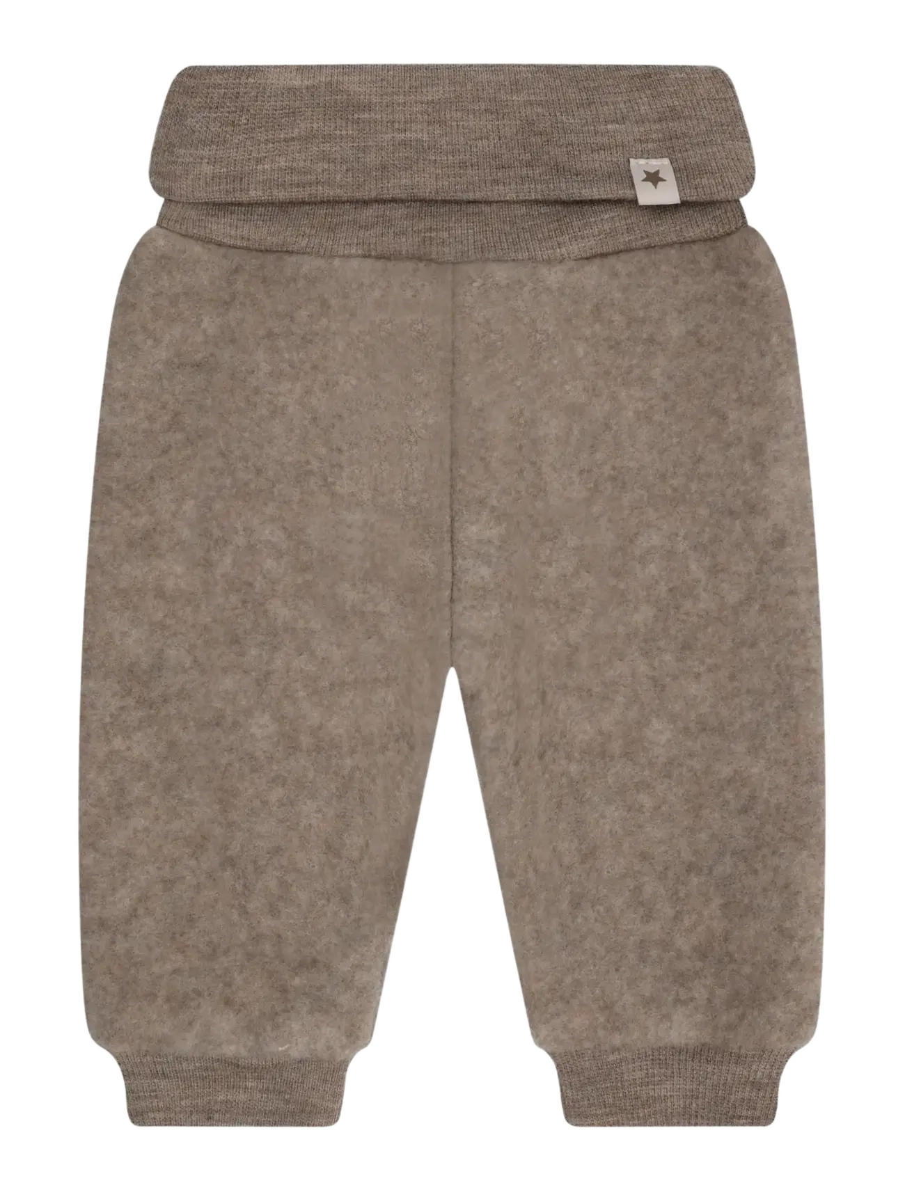 Huttelihut Pants Wool Fleece - Hosen - SAVANNAH MELANGE / brown