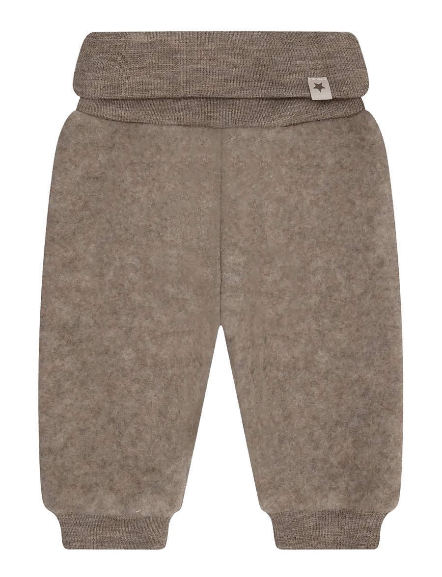 Huttelihut - Pants Wool Fleece - savannah melange - 0