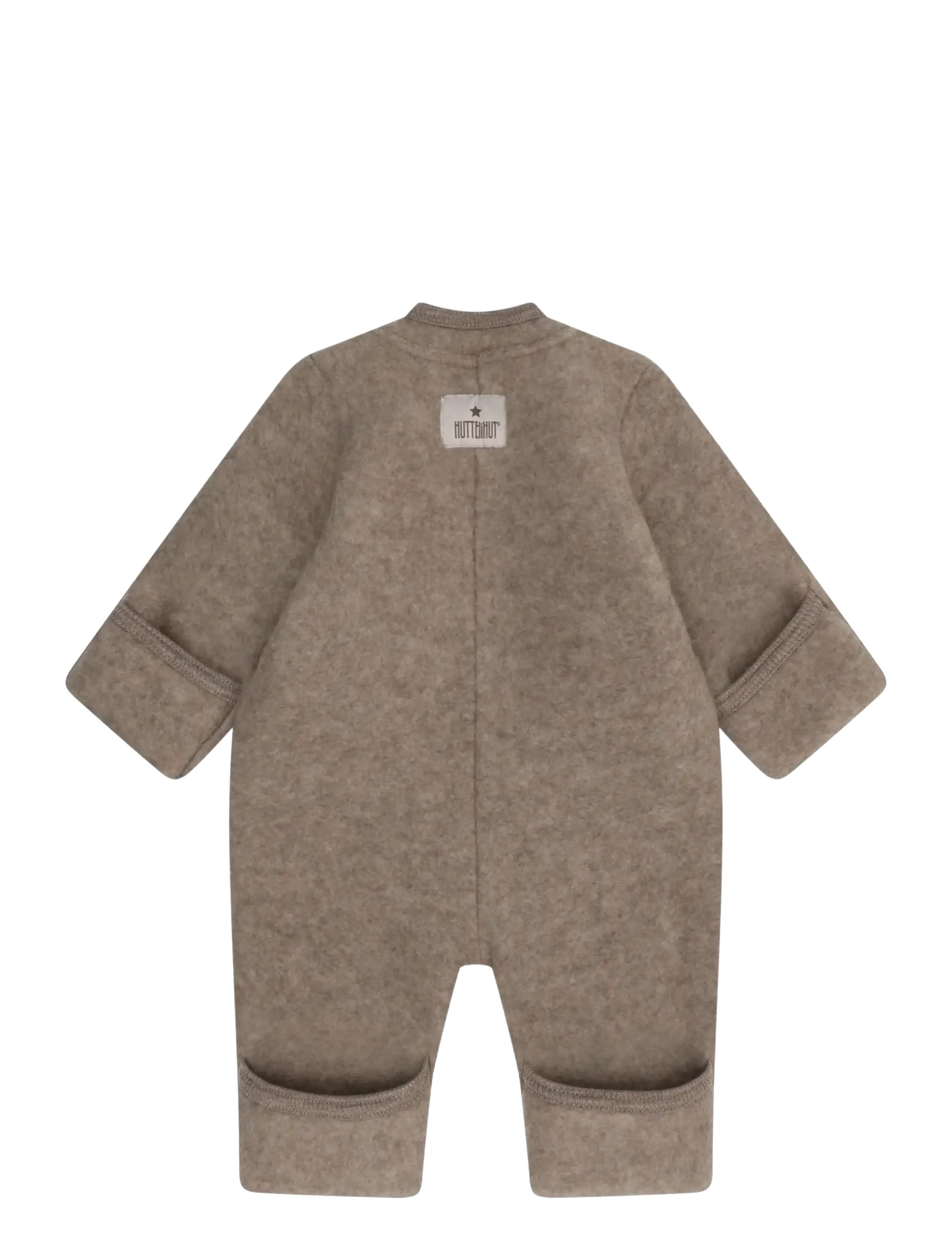 Huttelihut - Pram Suit Wool Fleece - fleecedragter - savannah melange - 1
