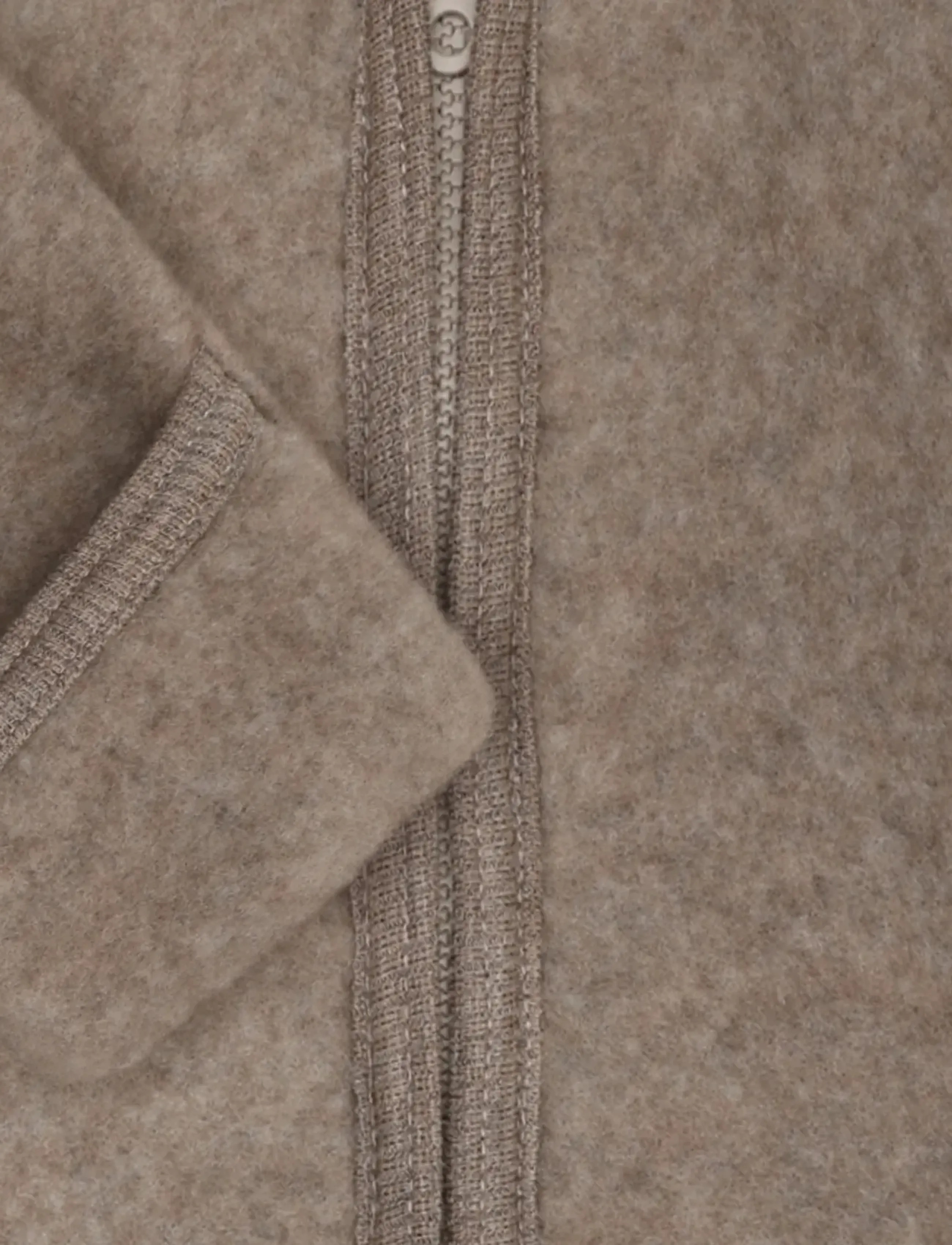 Huttelihut - Pram Suit Wool Fleece - fleecedragter - savannah melange - 2