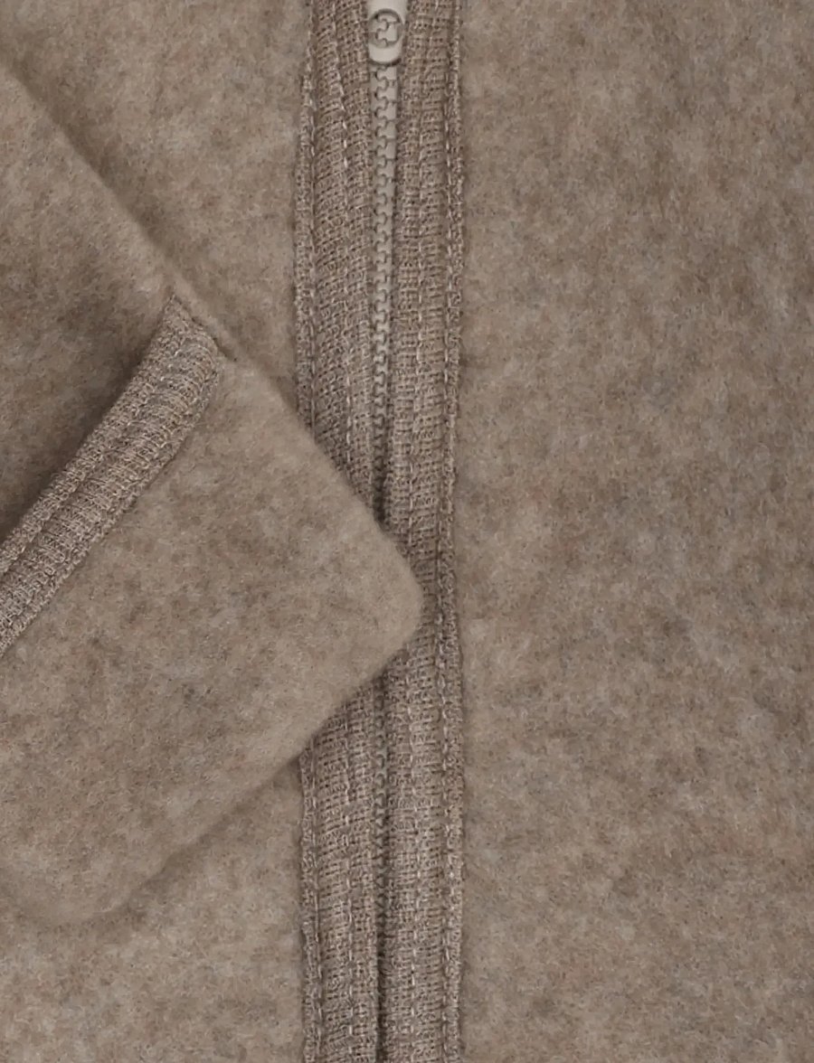 Huttelihut - Pram Suit Wool Fleece - fleecedragter - savannah melange - 2