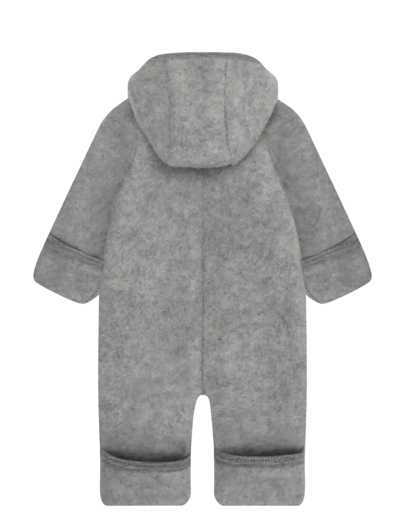Huttelihut - Pram Suit Wool Fleece - byxdress - medium grey melange - 1