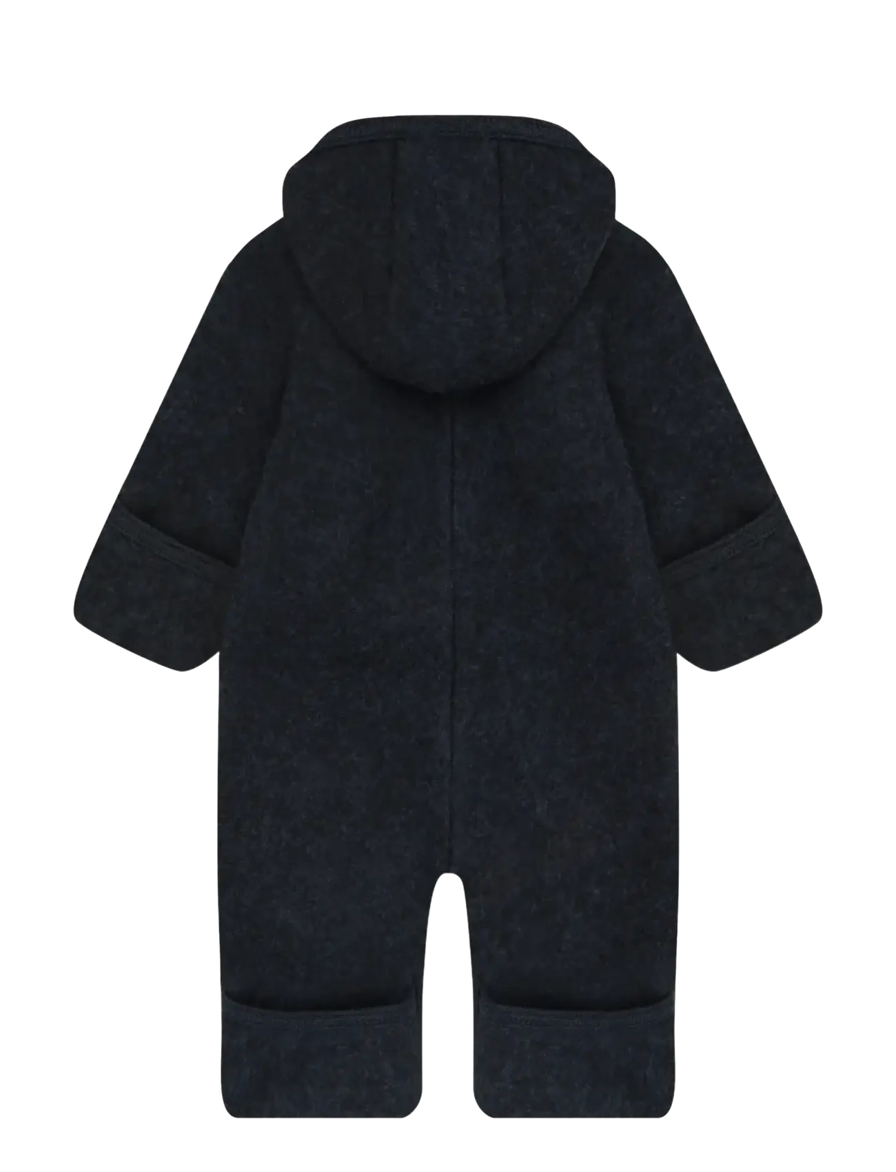 Huttelihut - Pram Suit Wool Fleece - jumpsuits - navy melange - 1