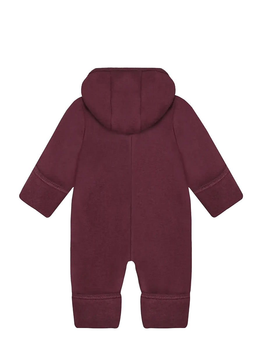Huttelihut - Pram Suit Wool Fleece - kombinesoonid - port royale - 1