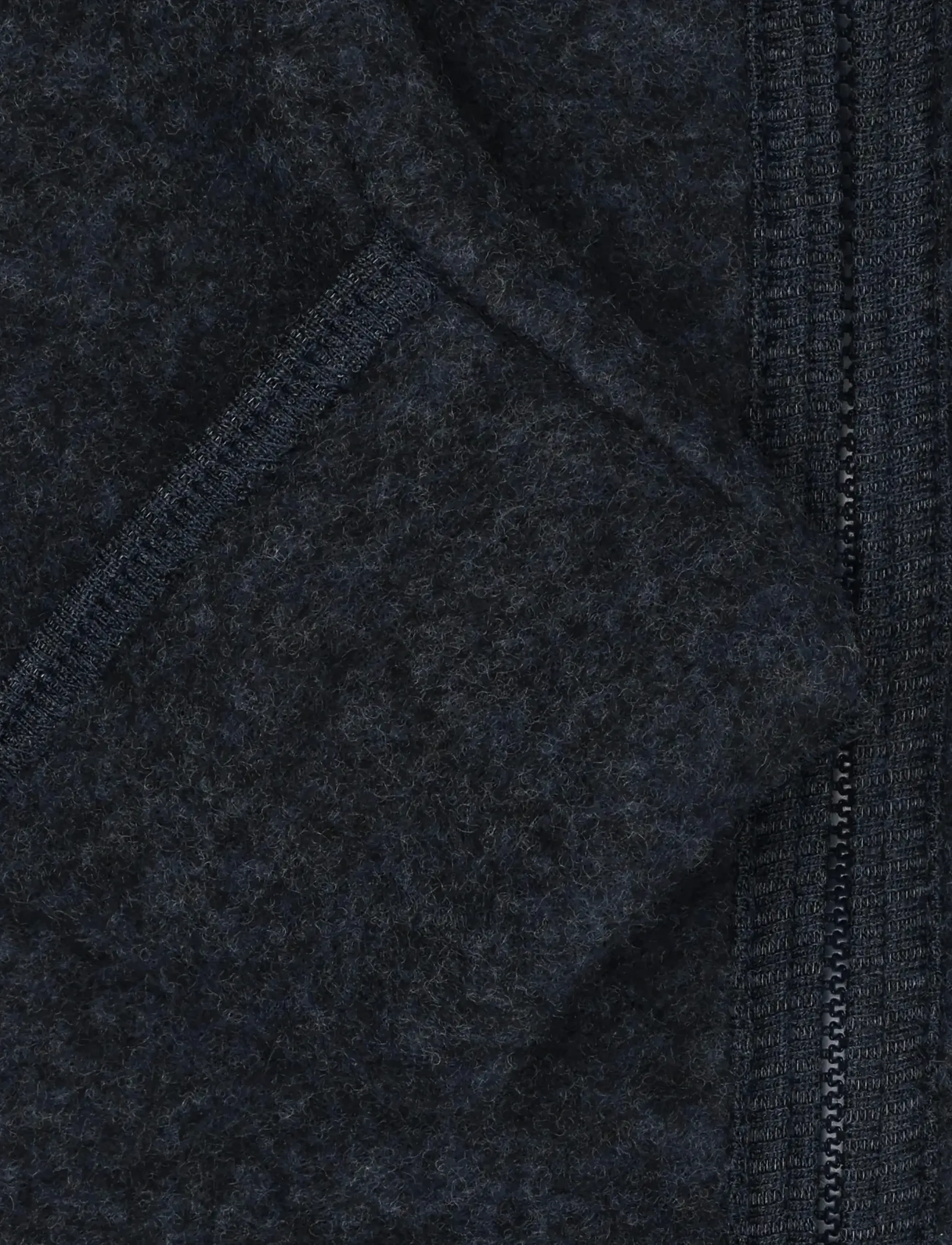 Huttelihut - Pram Suit Ears Wool Fleece - termokombinesoonid - navy melange - 2