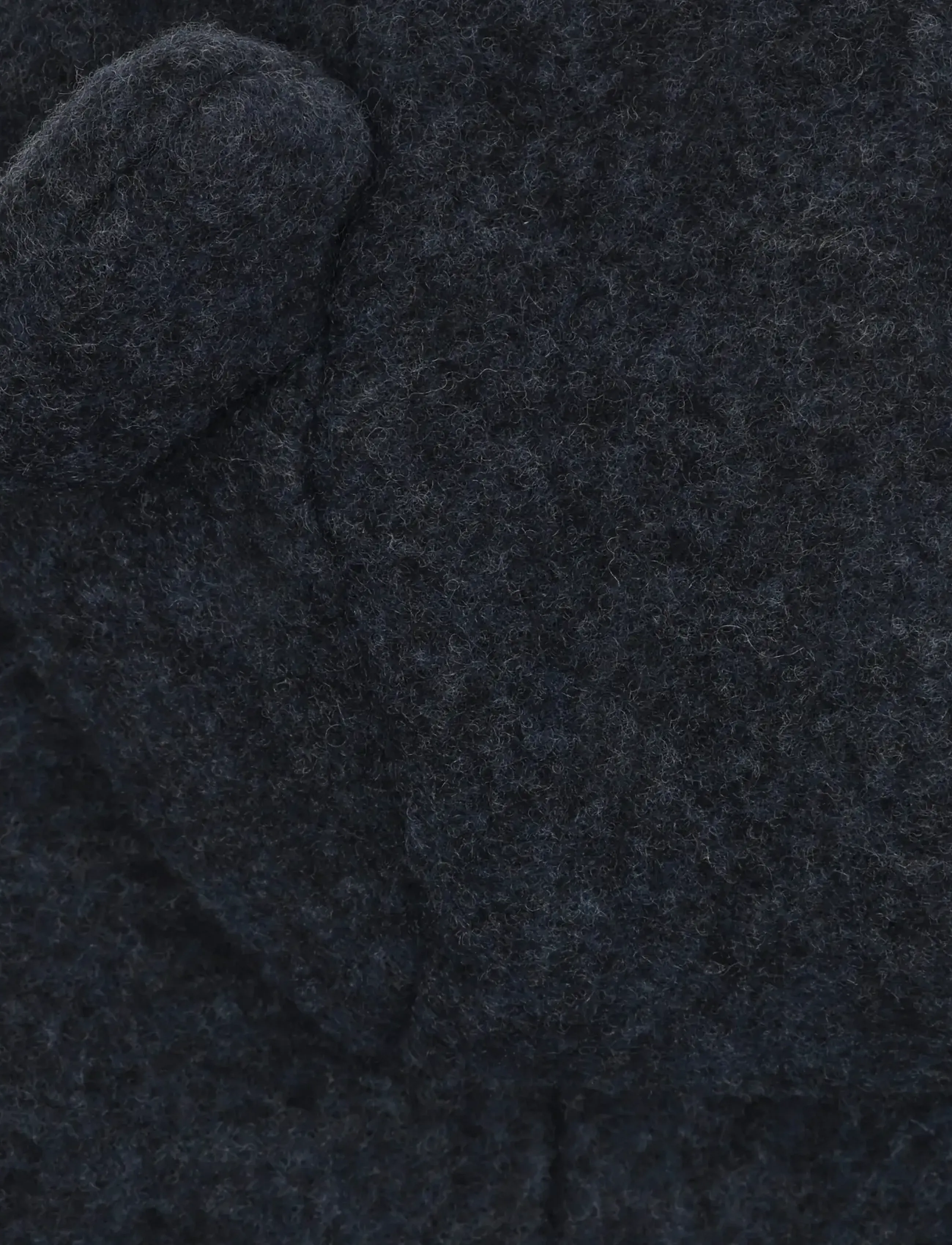 Huttelihut - Pram Suit Ears Wool Fleece - termokombinesoonid - navy melange - 3