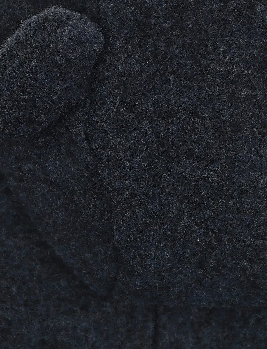 Huttelihut - Pram Suit Ears Wool Fleece - termokombinesoonid - navy melange - 3