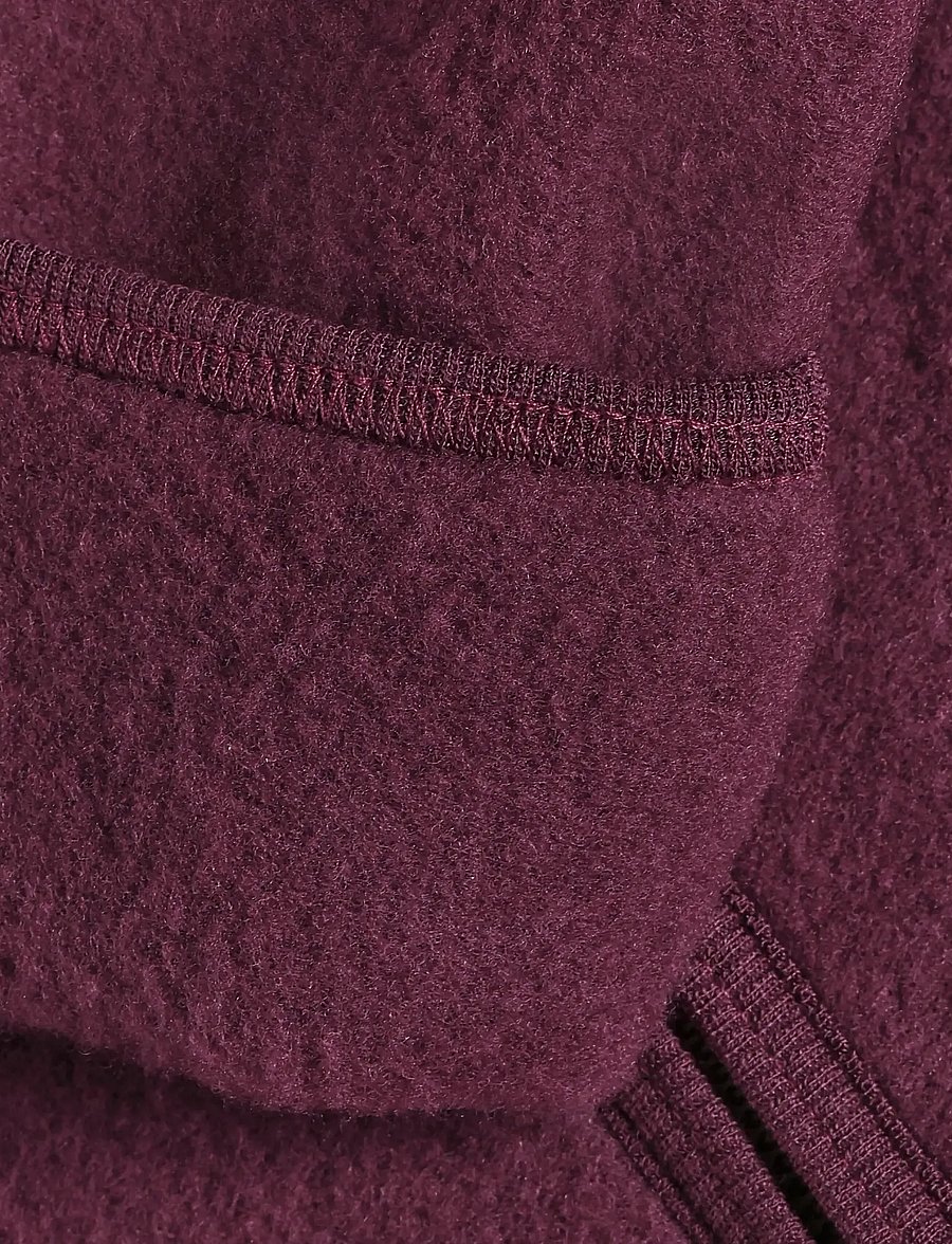Huttelihut - Pram Suit Ears Wool Fleece - fleecedragter - port royale - 2