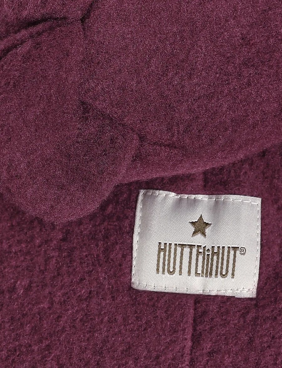 Huttelihut - Pram Suit Ears Wool Fleece - fleecedragter - port royale - 3