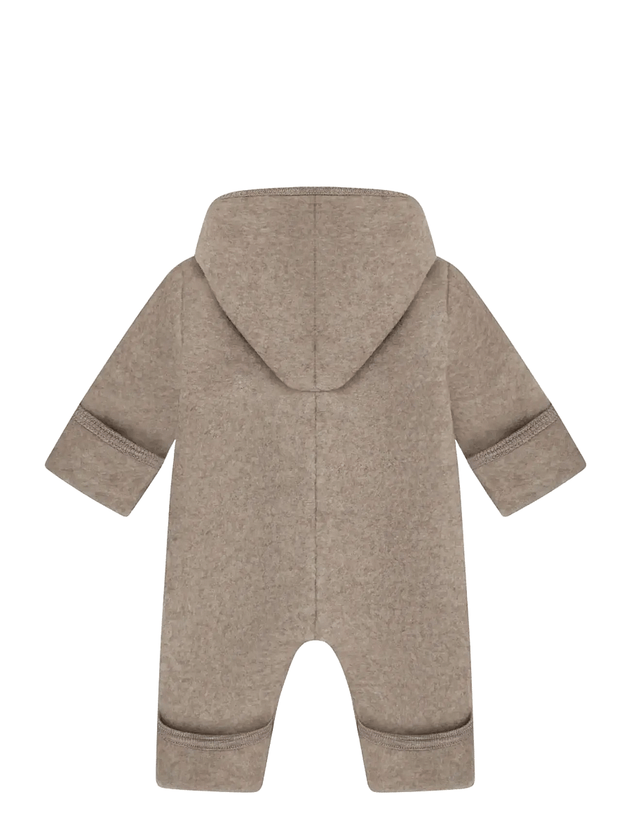 Huttelihut - Pram Suit Pixie Wool Fleece - savannah melange - 1