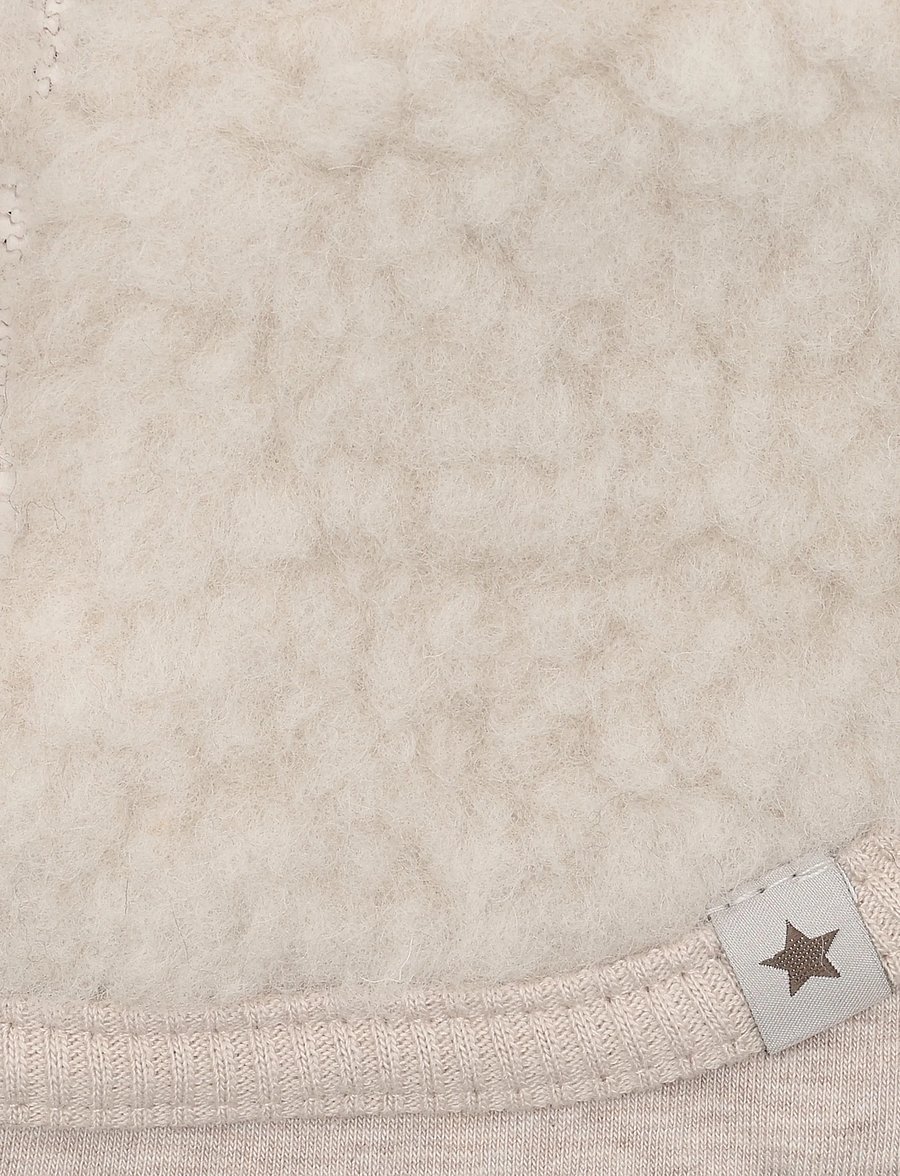 Huttelihut - Neck Warmer Wool Teddy - neckwarmer - cement - 2