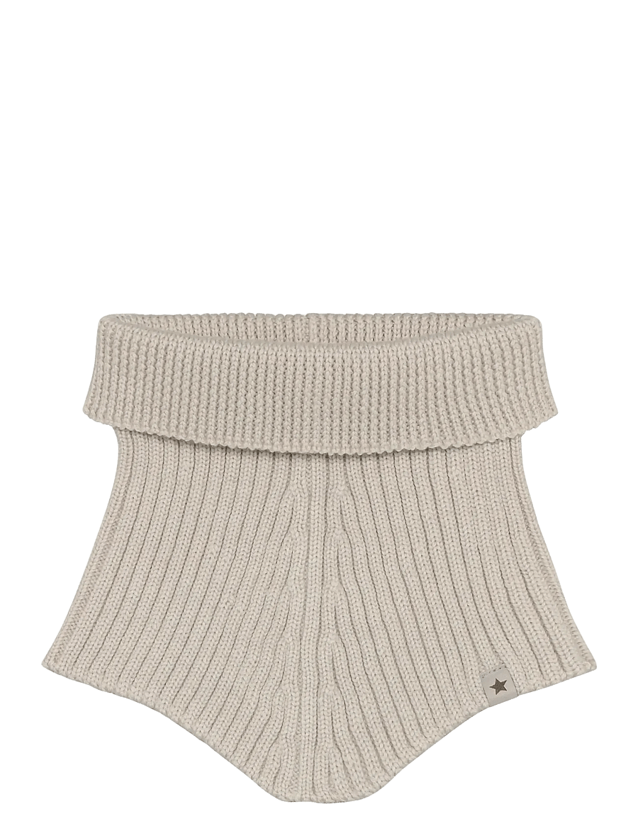 Huttelihut - Neck Warmer Wool Knit - halswärmer - sand melange - 0
