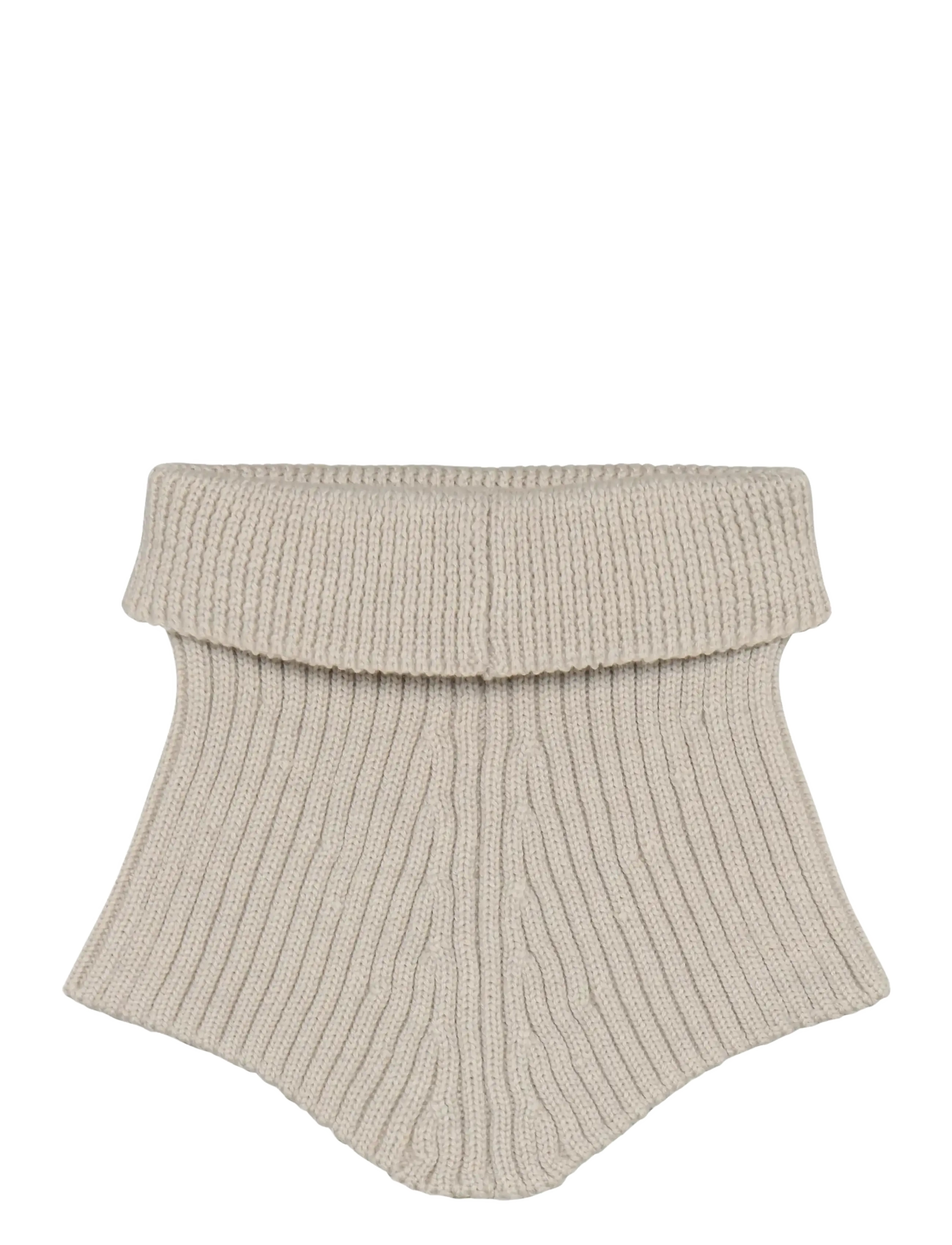 Huttelihut - Neck Warmer Wool Knit - halswärmer - sand melange - 1