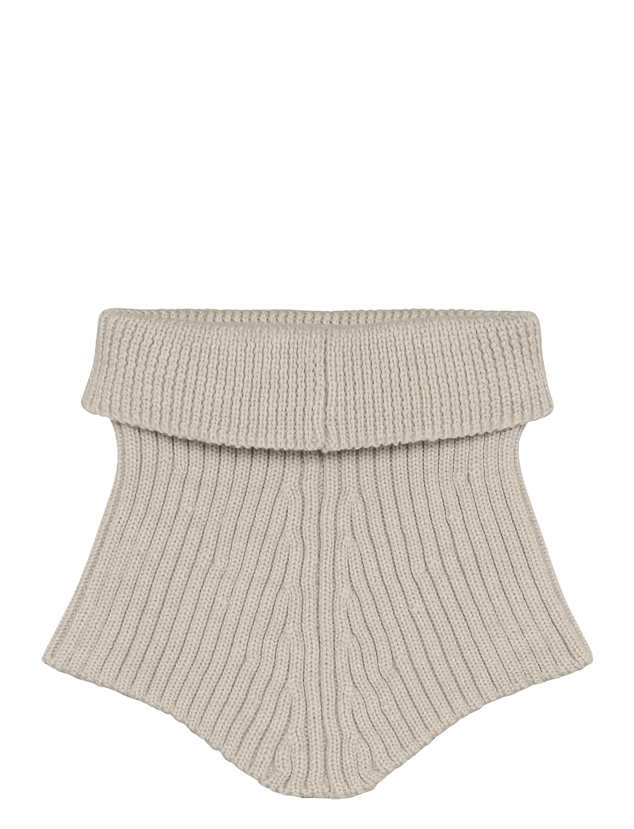 Huttelihut - Neck Warmer Wool Knit - halswärmer - sand melange - 1