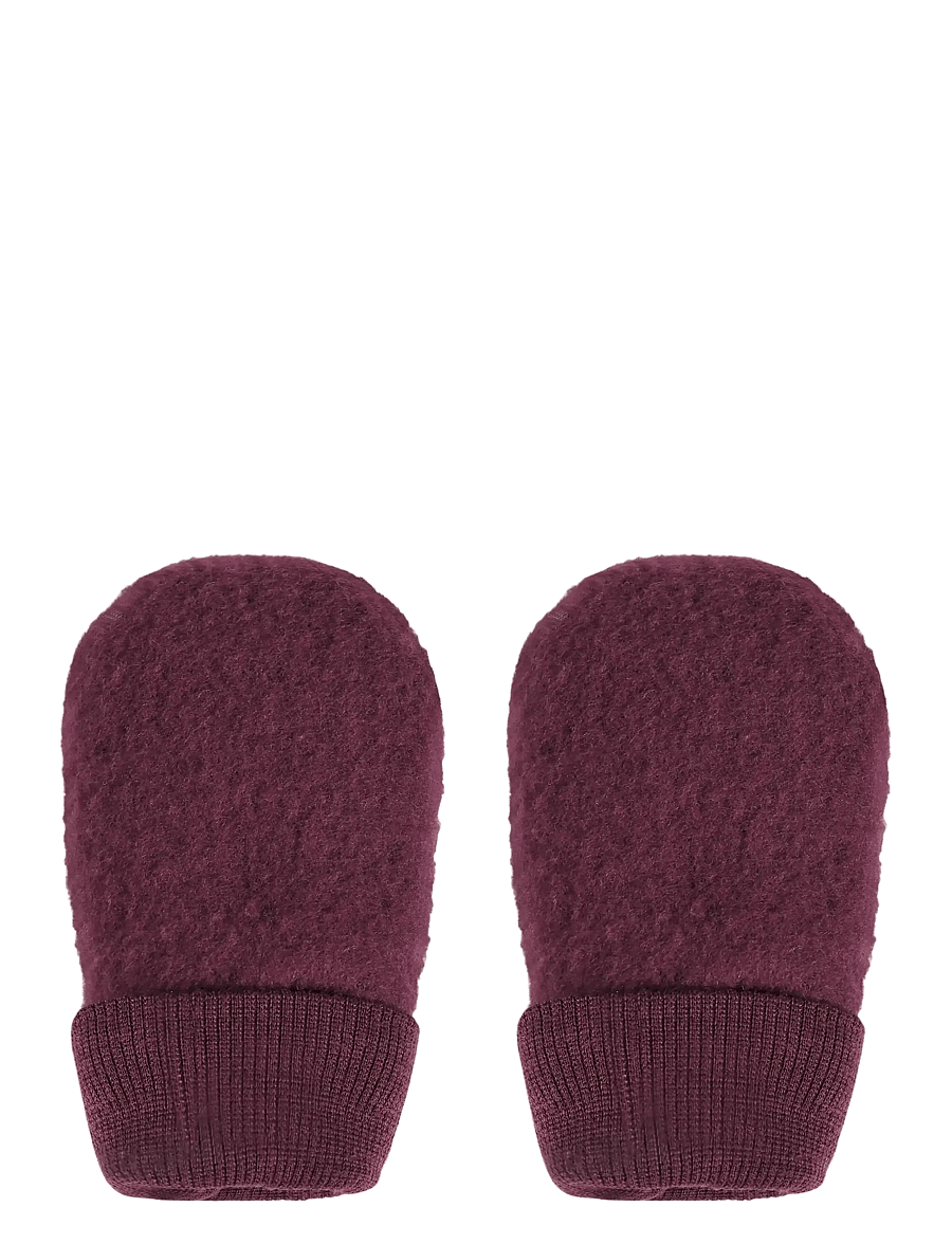 Huttelihut - Mittens Wool Fleece - port royale - 0