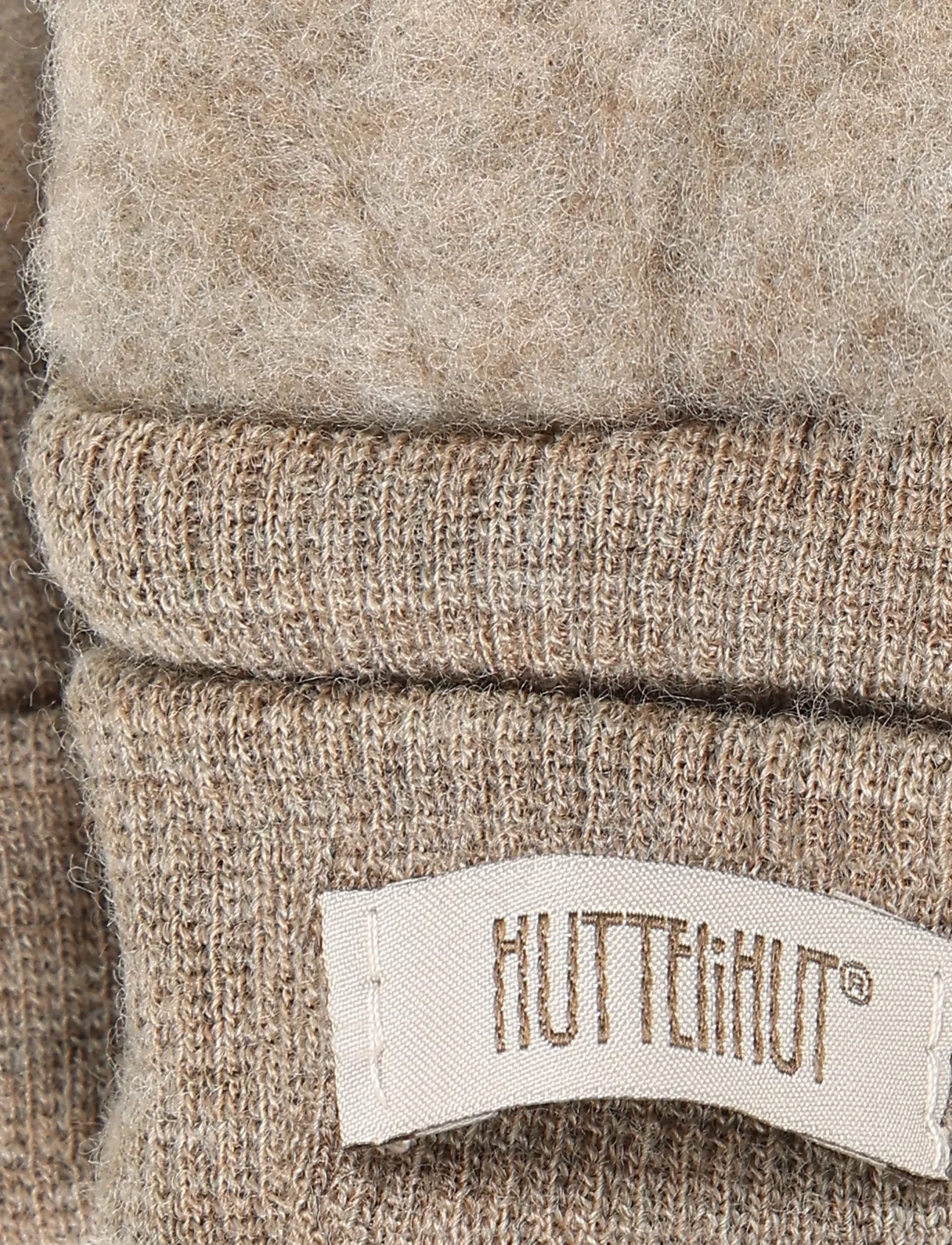 Huttelihut - Mittens Wool Fleece - babyvanter - savannah melange - 3